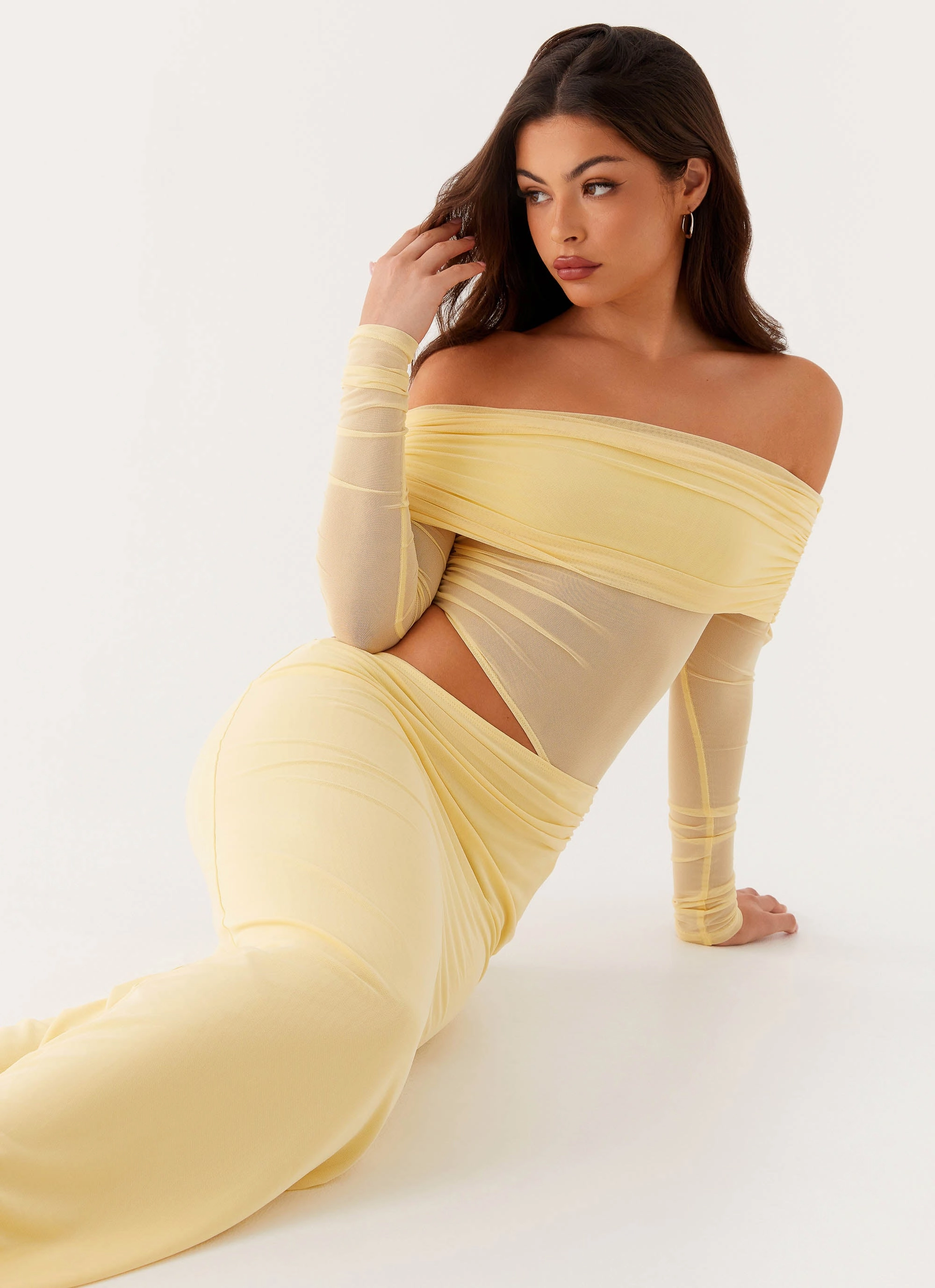 Emery Maxi Dress - Yellow Ready Glow