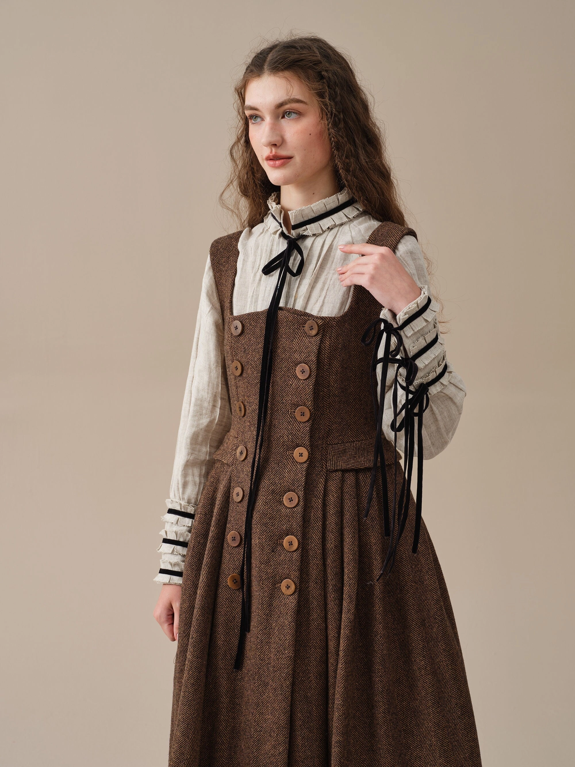 Eco Friendly Dye Emma 33 | 100% wool dress