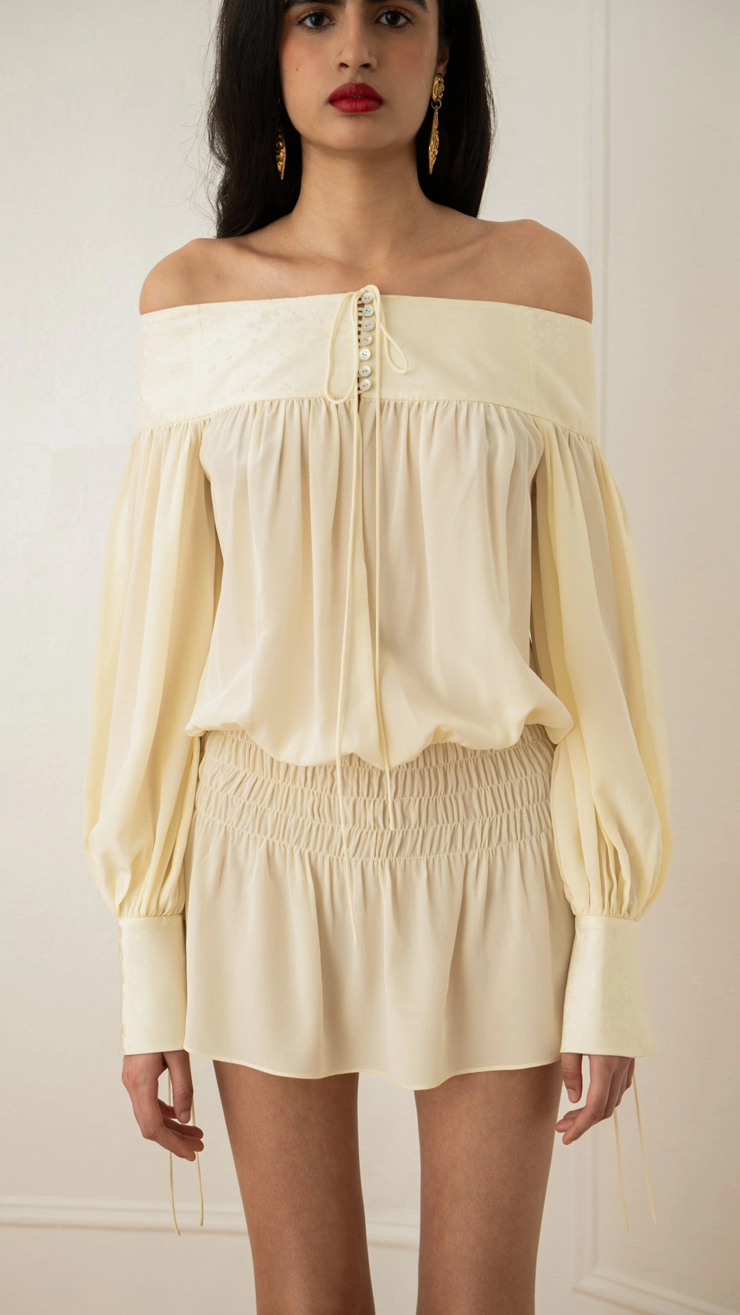 Enchanted Silk Poet Dress Sun Protective Fabric SoftTouchBrushedInterior