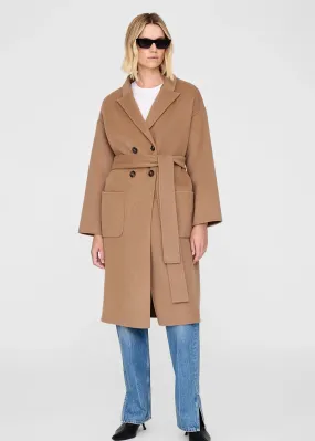 Wind Resistant Coating Anine Bing Dylan Coat Camel Cashmere
