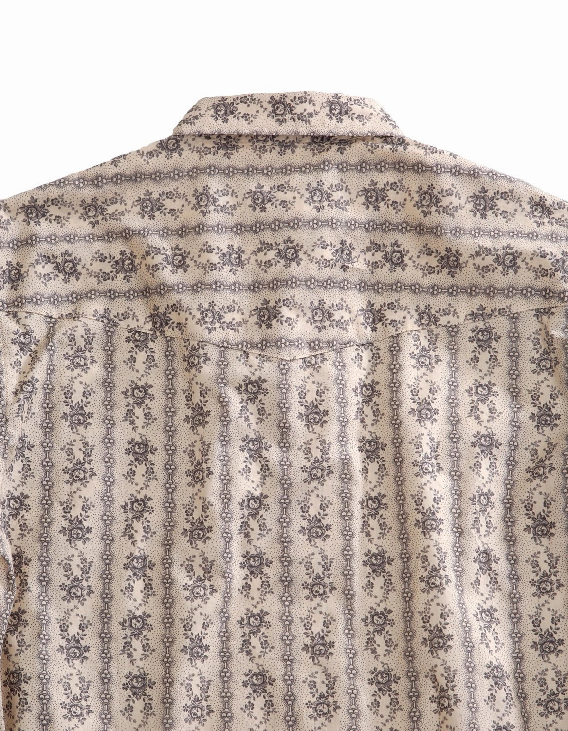 Tin Haul Mens Frontier Wallpaper Grey 100% Cotton S/S Shirt Smooth Cotton Blend