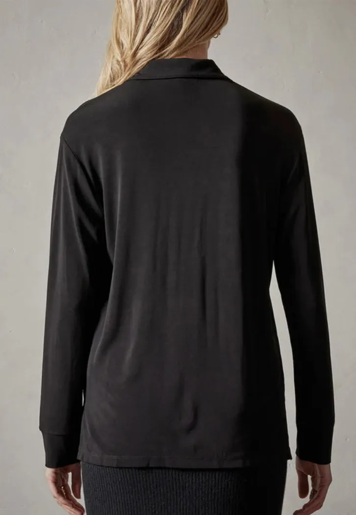 FourWay Stretch James Perse Stretch Matte Jersey Shirt