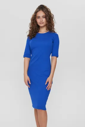 NURILEY DRESS - Clematis Blue Power Soft