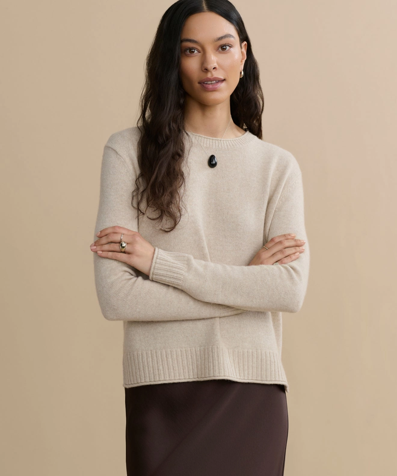 Seamless Circular Knit Street Comfort Everyday Sweater