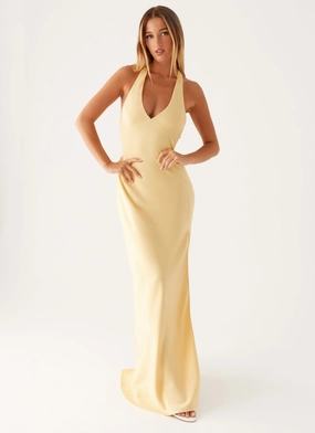 Angie Maxi Dress - Yellow Versatile Piece