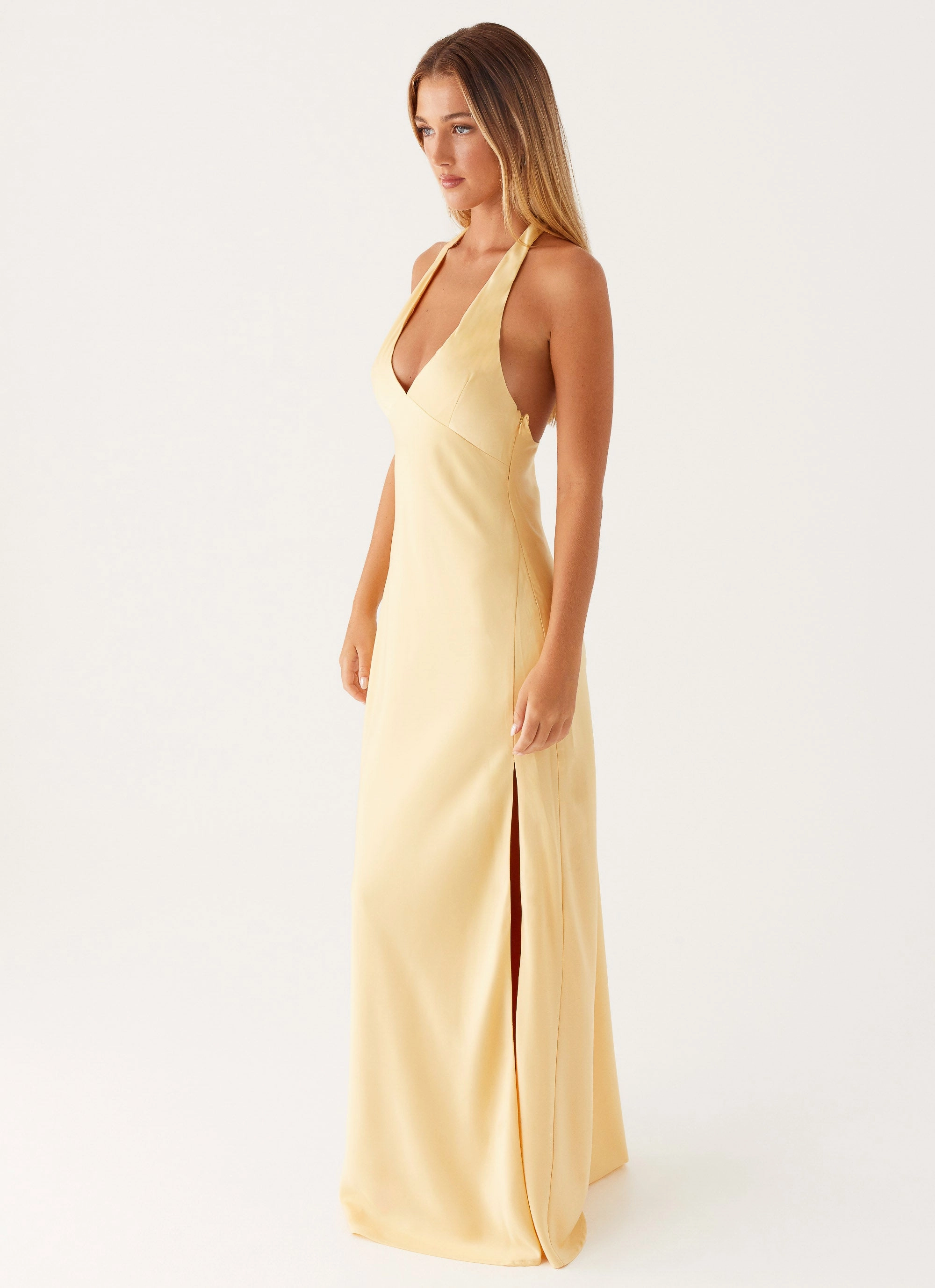 Angie Maxi Dress - Yellow Quick Outfit
