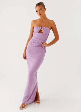 Eryn Maxi Dress - Lilac Chilly Day Wear