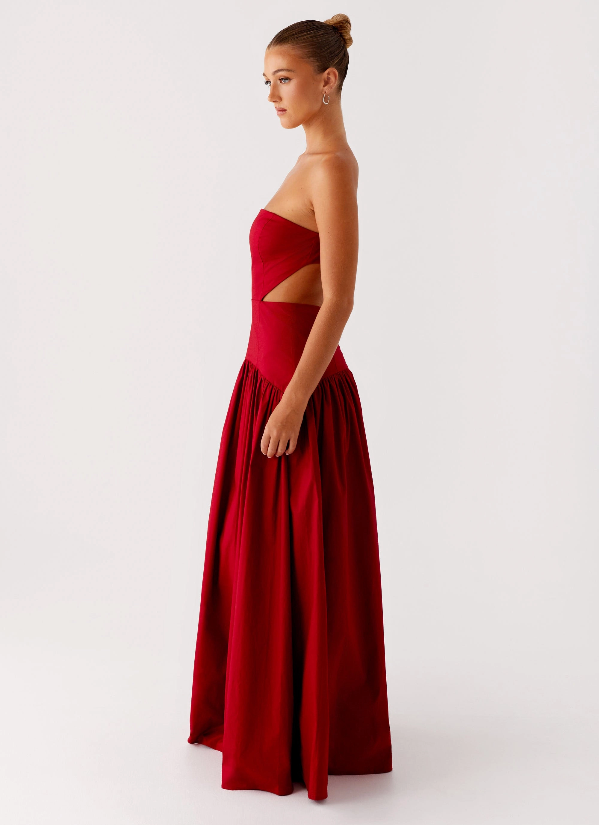 Mood Focused Mood Glow Aamari Maxi Dress - Red