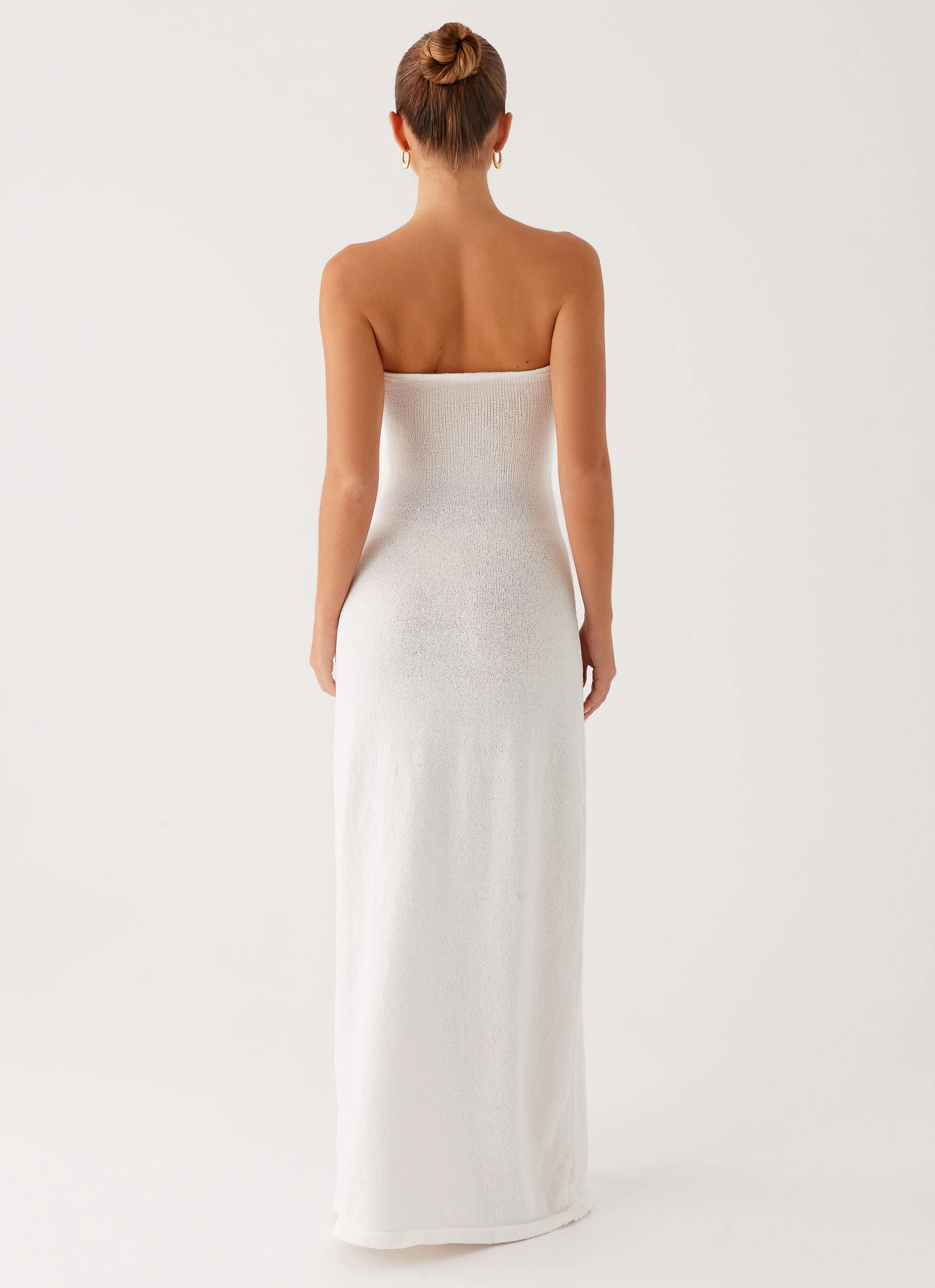 Smooth Line Chic Style Wear Arli Strapless Maxi Dress - Ivory
