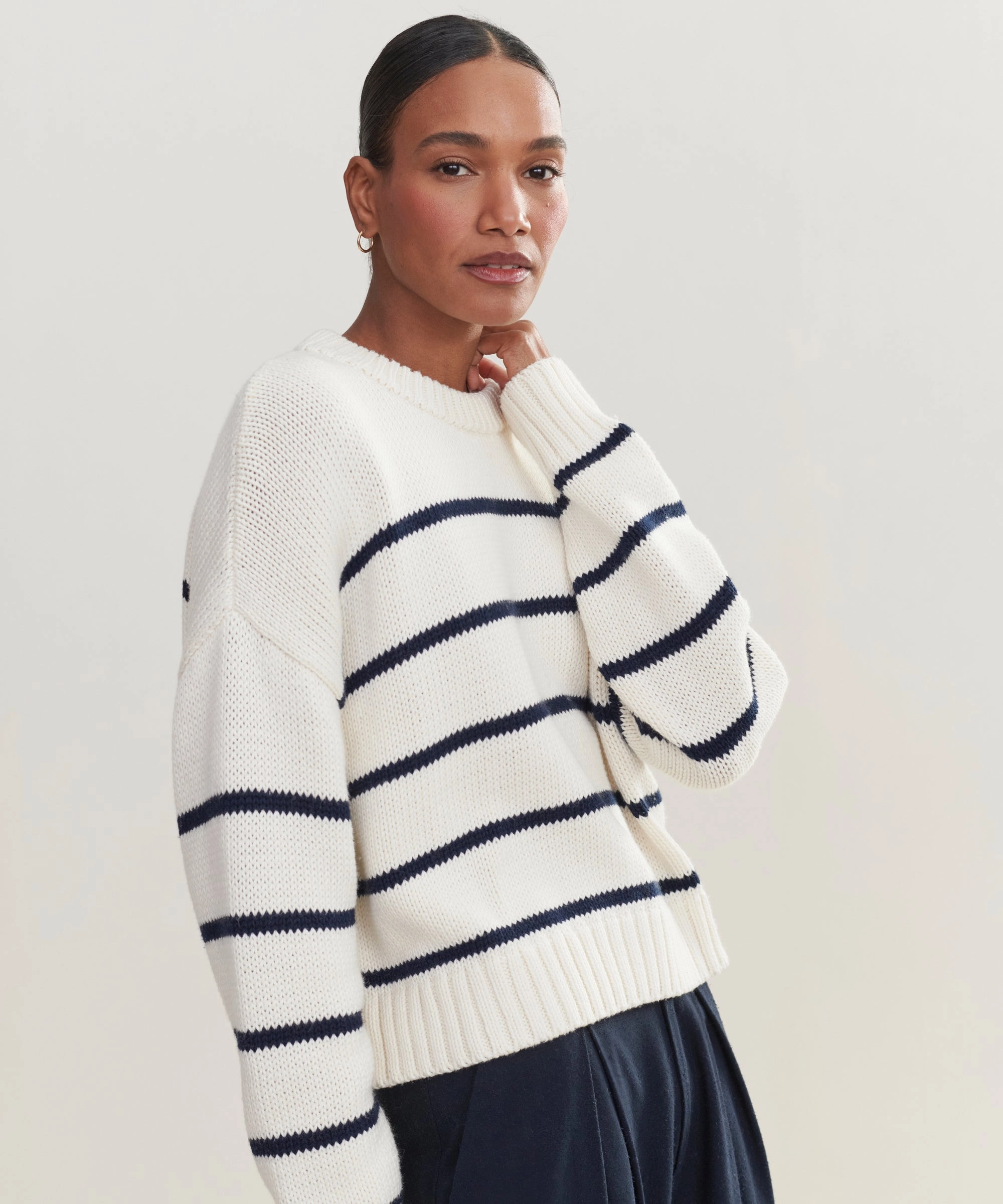 Tencel Blend Material Chloe Crewneck