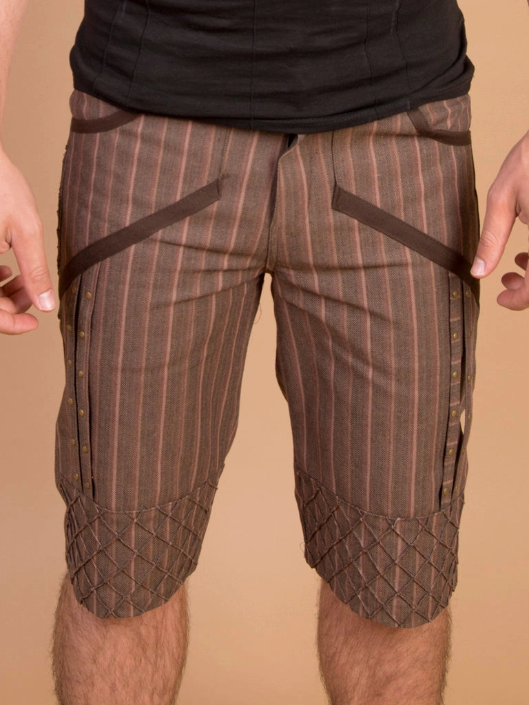 Denim Pintex Shorts Simple Cut Casual Comfort Look