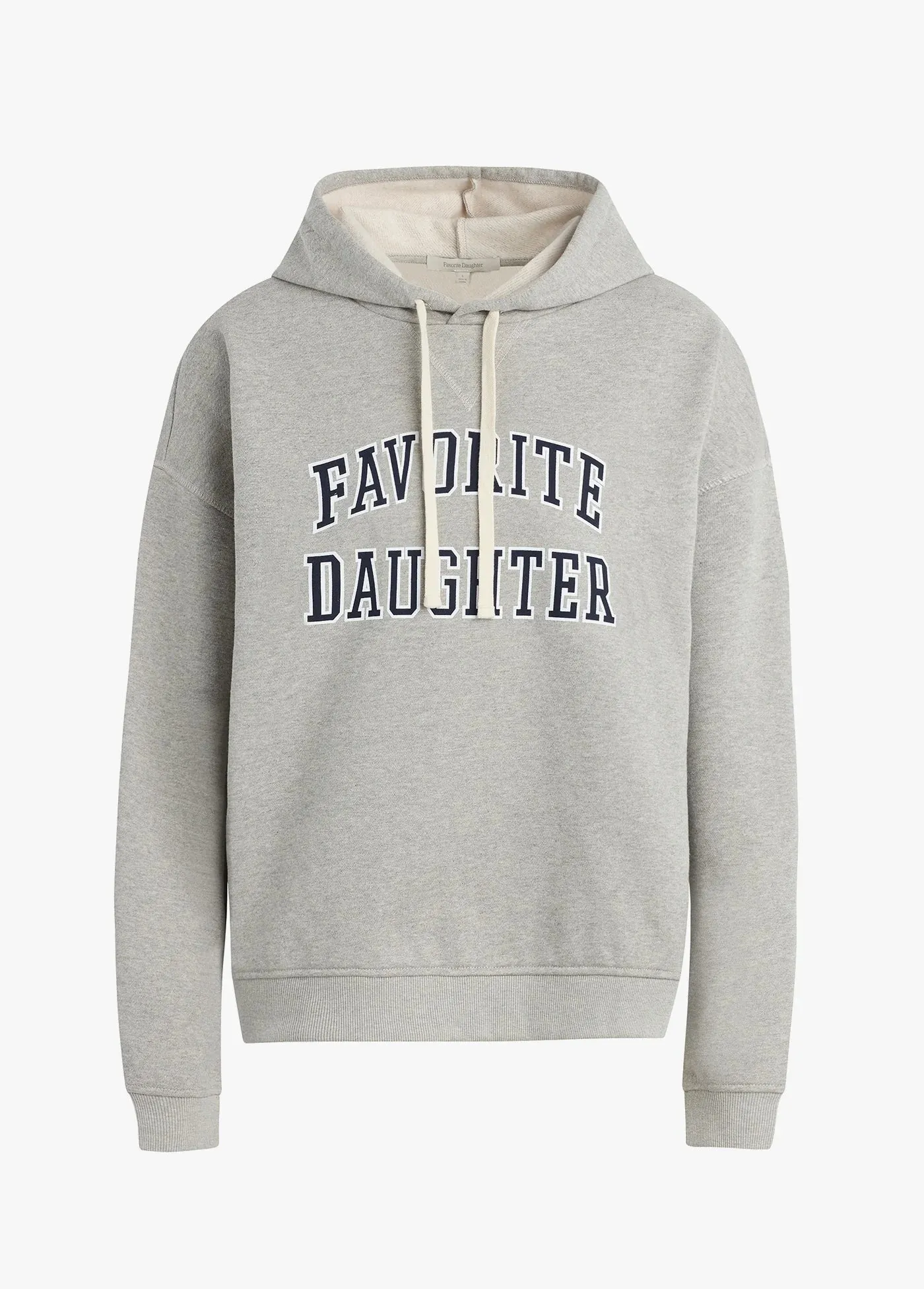Bamboo Fiber Fabric Stretch Comfort Favorite Daughter Collegiate Hoodie Heather Grey