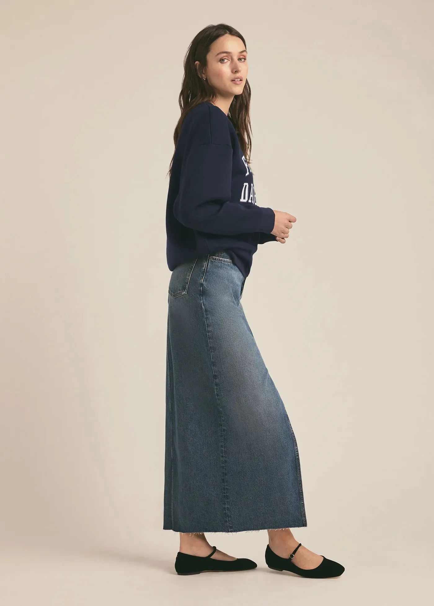 UltraSoft Lining Soft Brushed Lining Favorite Daughter Collegiate Sweatshirt