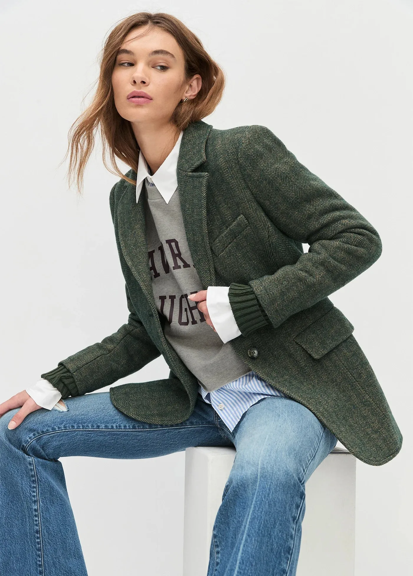 Eco Friendly Dyed Fabric Street Explorer Fit Favorite Daughter The City Blazer