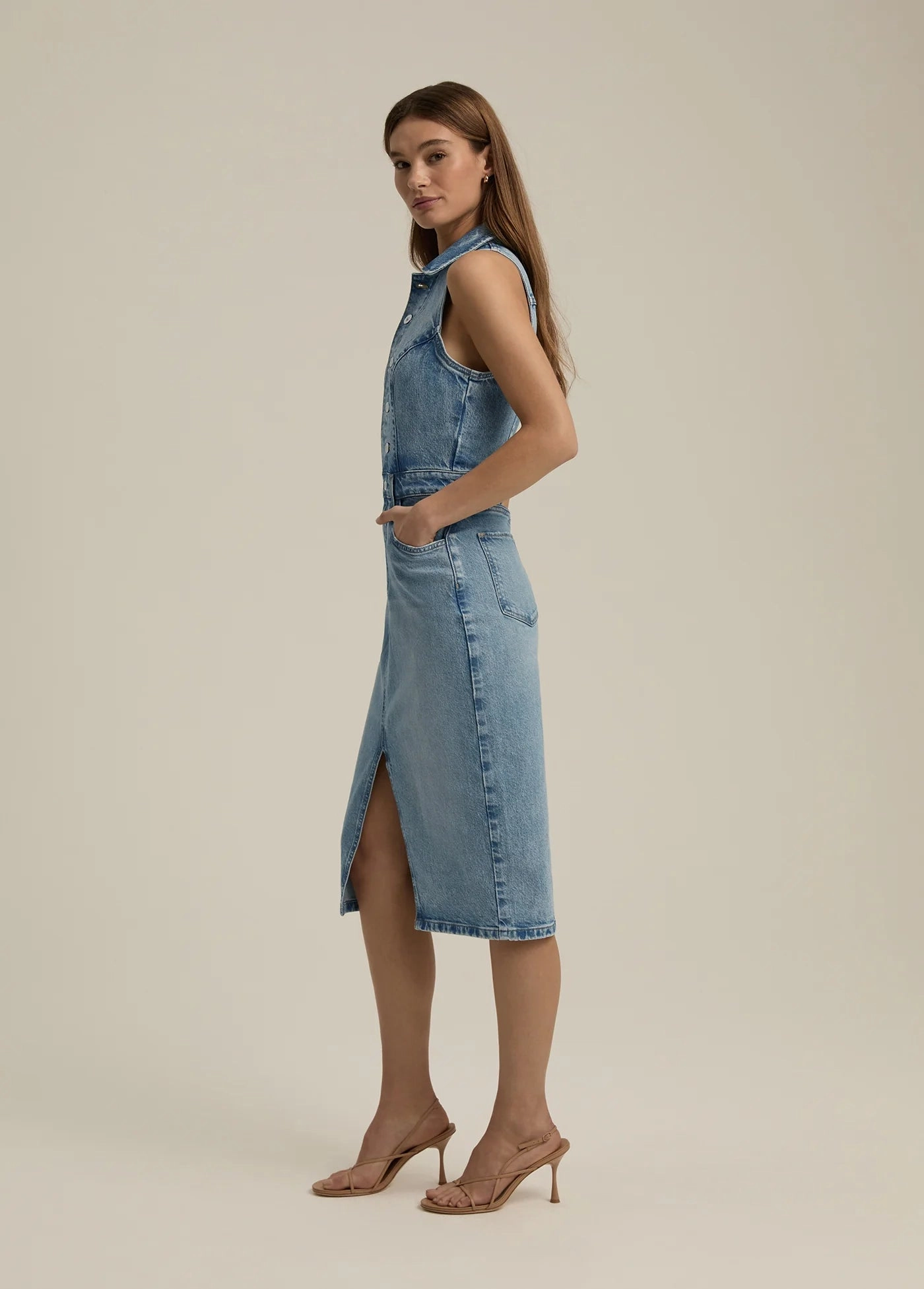 Favorite Daughter The Halter City Dress Feminine Movement Stylish and Comfortable