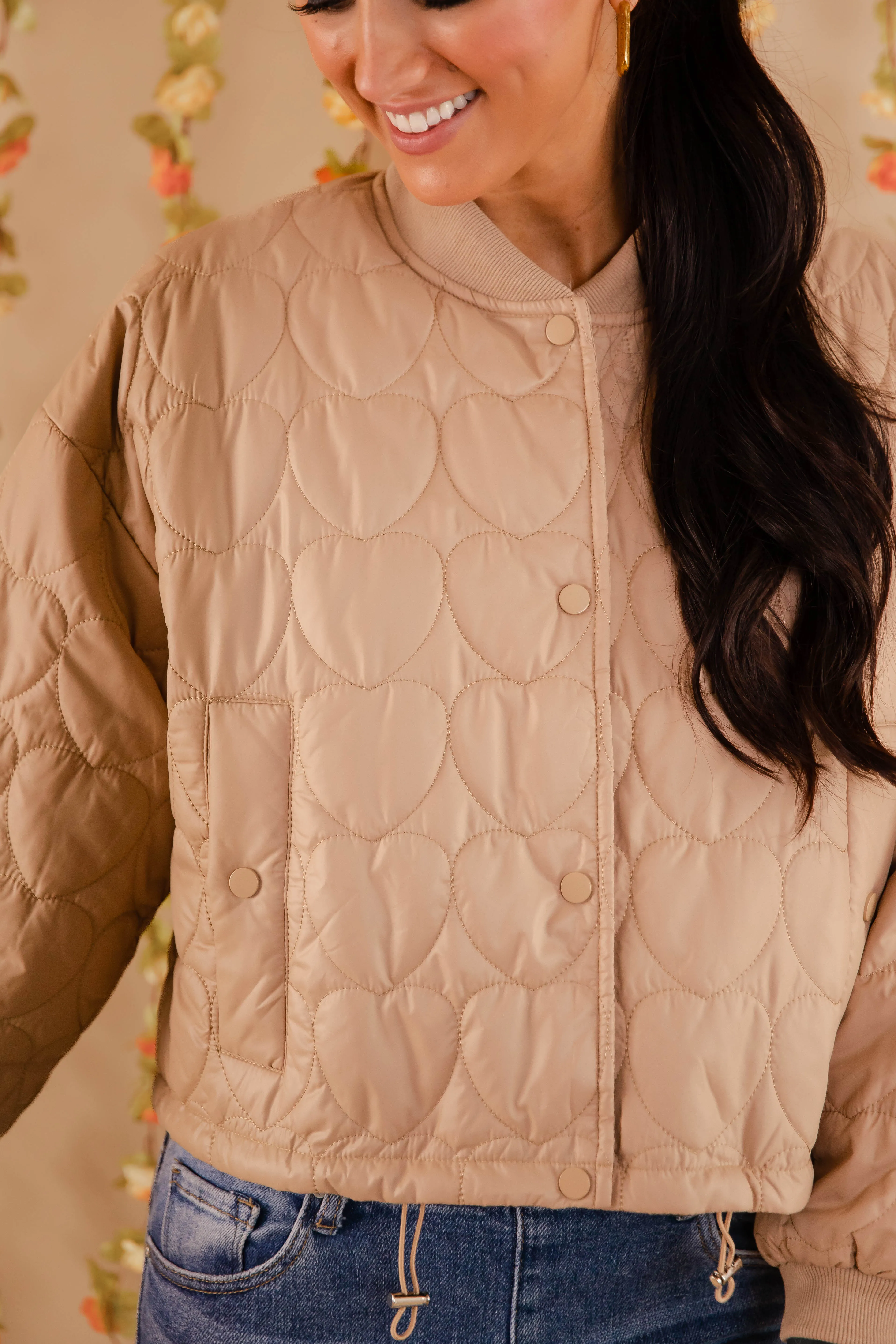 Eco Friendly Material Grid Texture Fabric Feelings For You Jacket