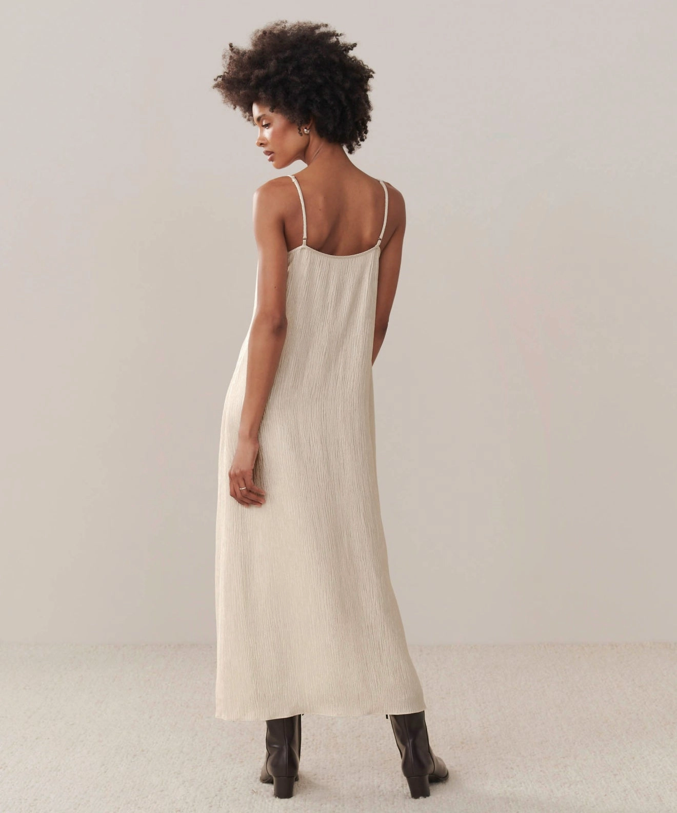 Lace-Edge Fete Slip Dress
