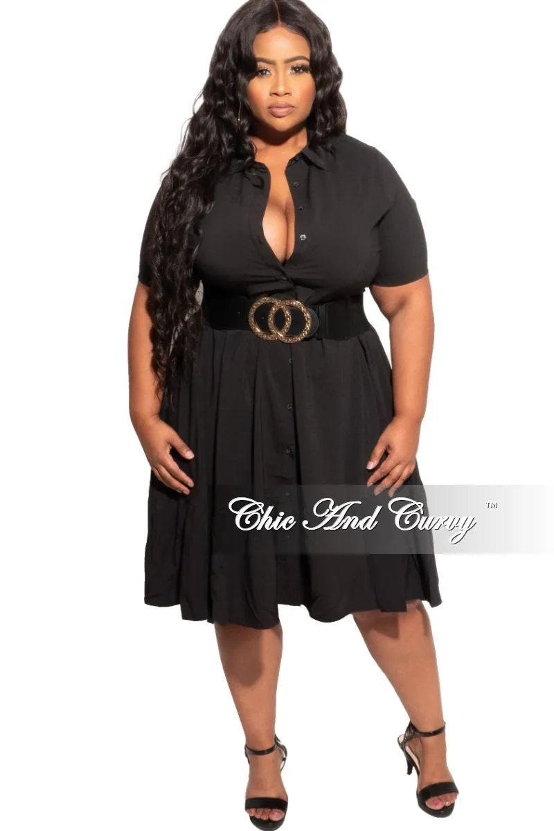 Breathable wear Final Sale Plus Size 3 Layer Bottom Dress in Black