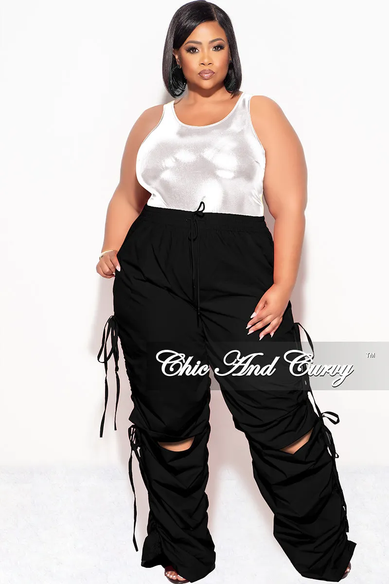 Final Sale Plus Size Bodysuit in Silver and Black Seam-Free