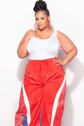 Final Sale Plus Size Camisole with Thick Straps in White Chafe-Free Fit
