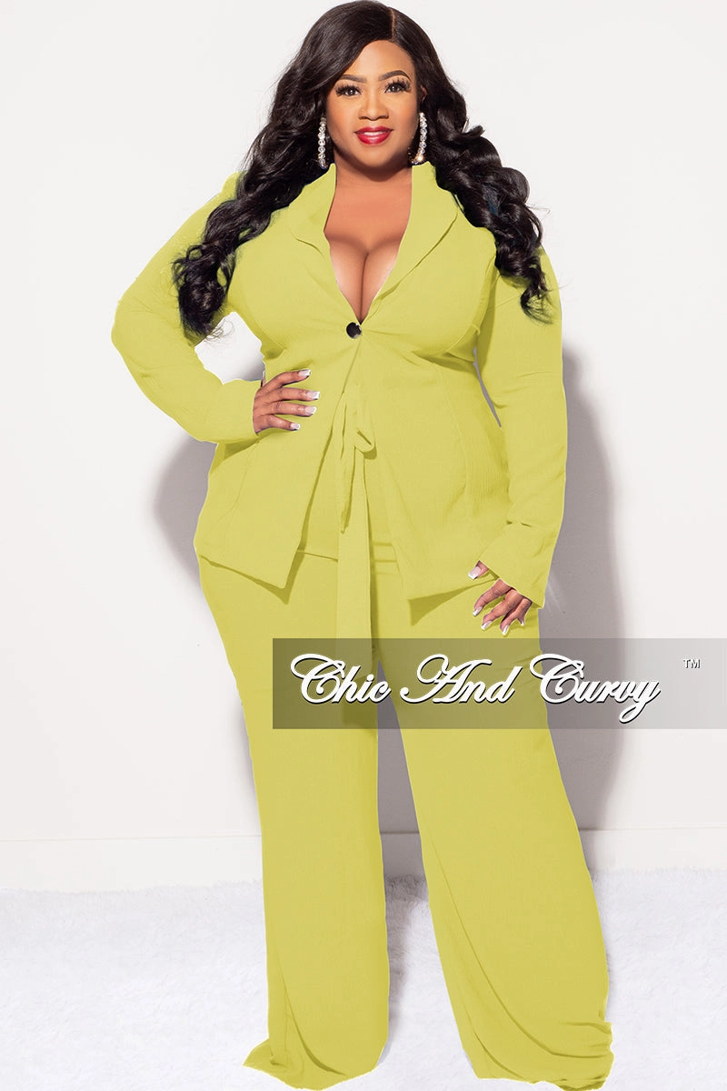 Final Sale Plus Size Blazer 2pc Set in Puce Form Fit Comfort