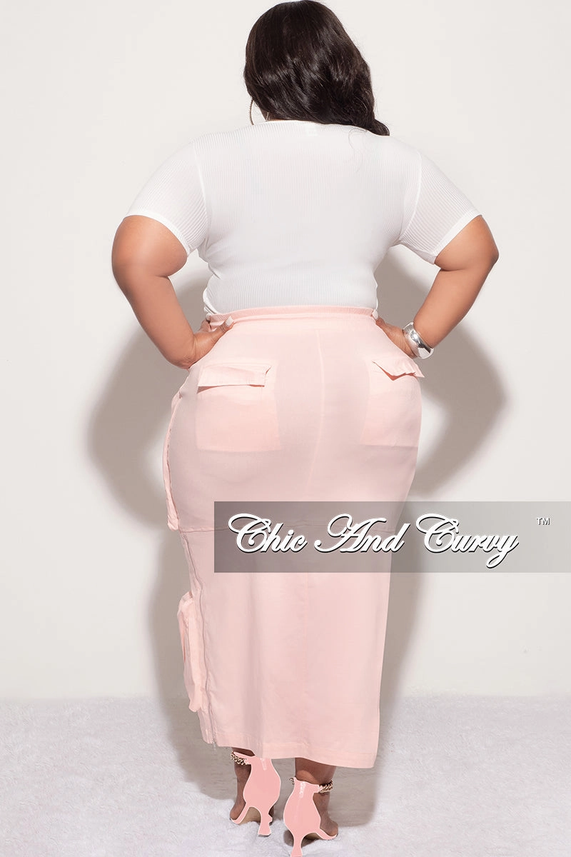 Final Sale Plus Size Ribbed Short Sleeve Faux Wrap Drawstring Top in White (Top Only) Mesh Panel Comfort Control