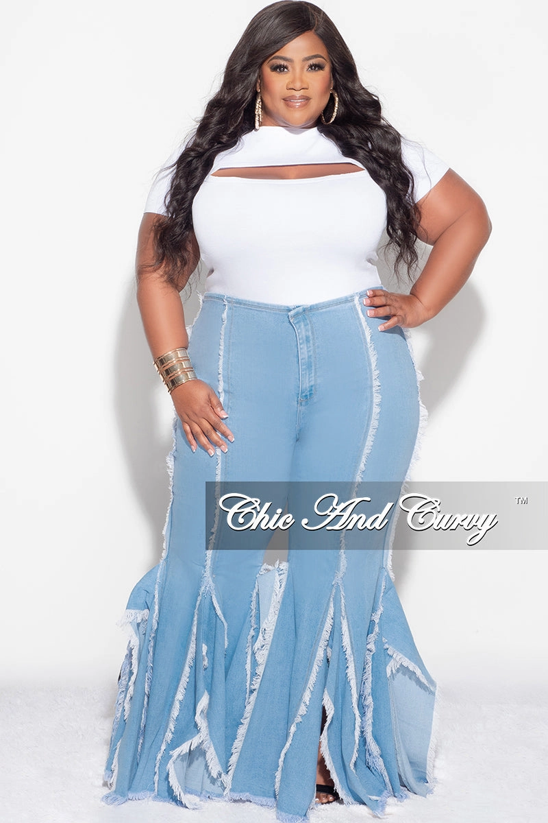 Final Sale Plus Size Top with Cutout in White Weekend Style