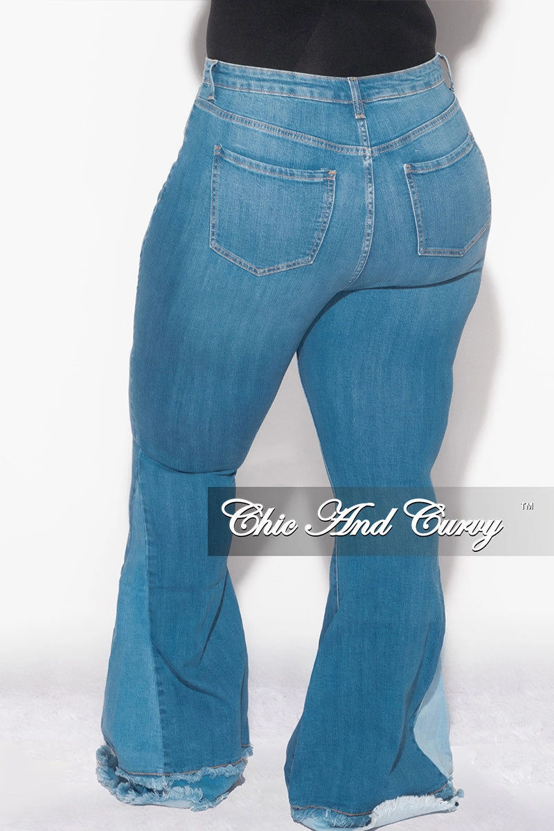 All Fit HighWaistSupport Final Sale Plus Size Two Tone Denim Jeans