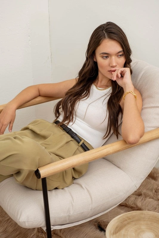 AthleticInspired Fiona Washed Seamless Crop Top