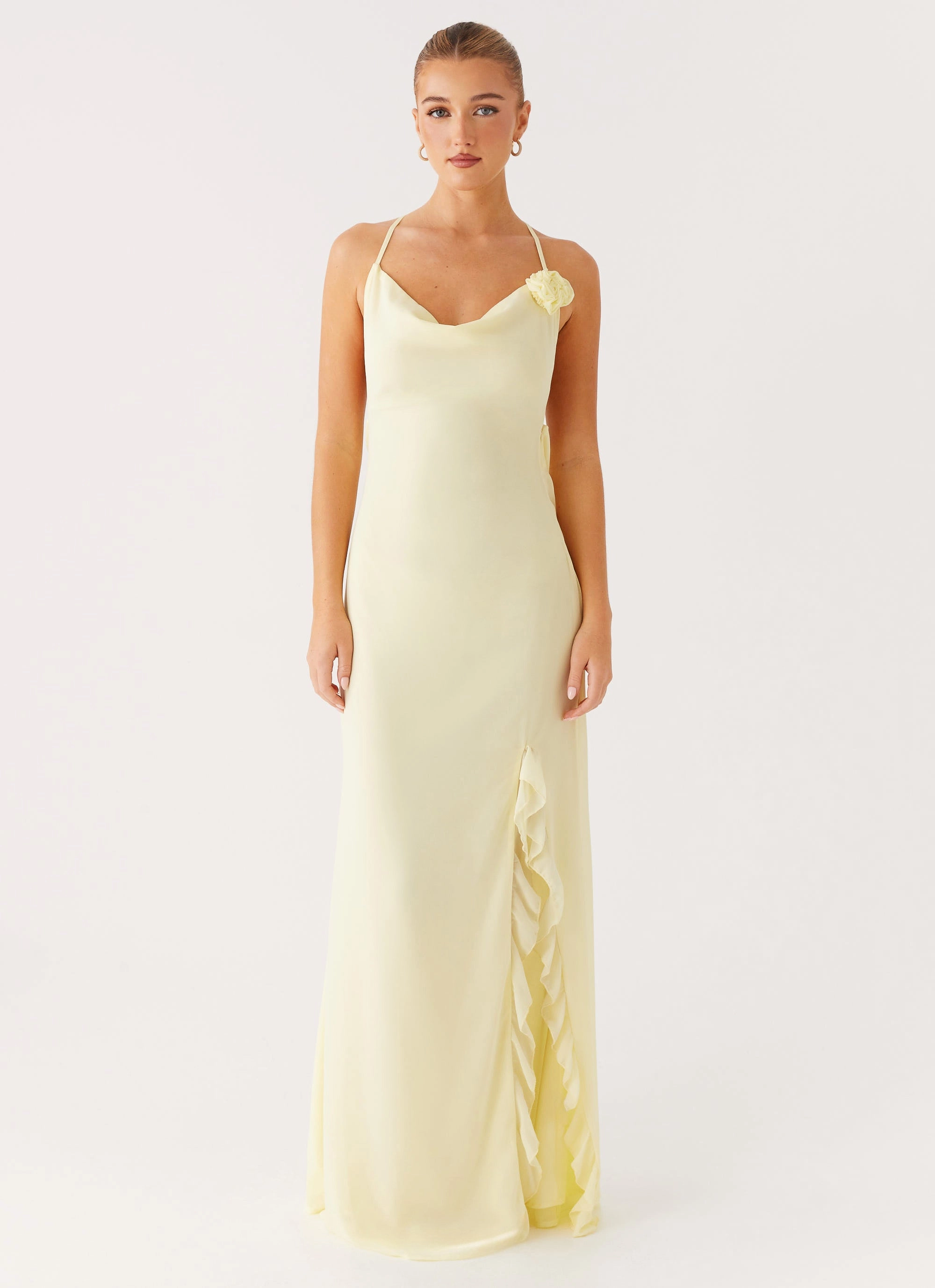 First Class Maxi Dress - Yellow All Fitwear Air Layer
