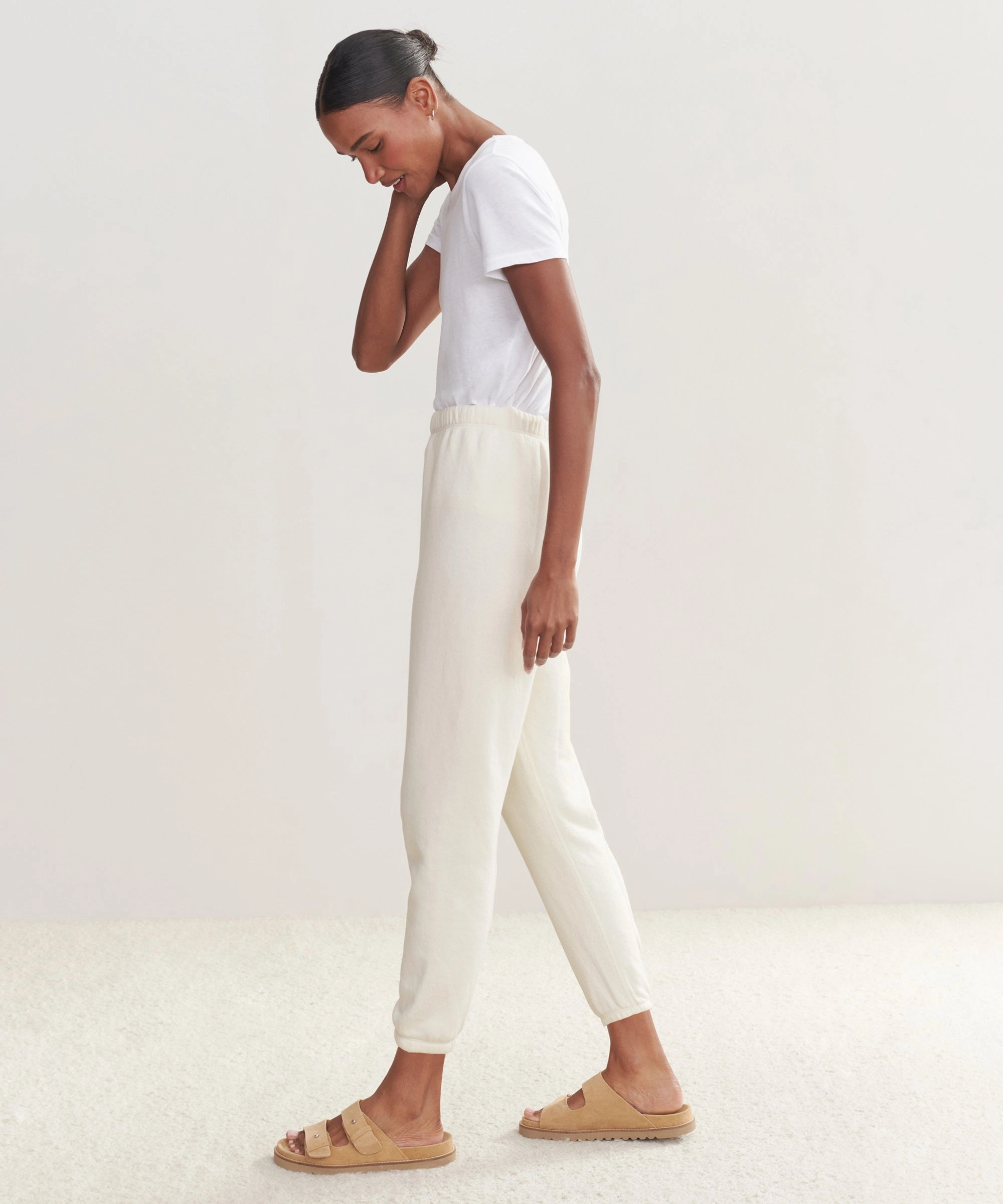 Soft Brushed Lining Long Wear Saturday Sweatpant