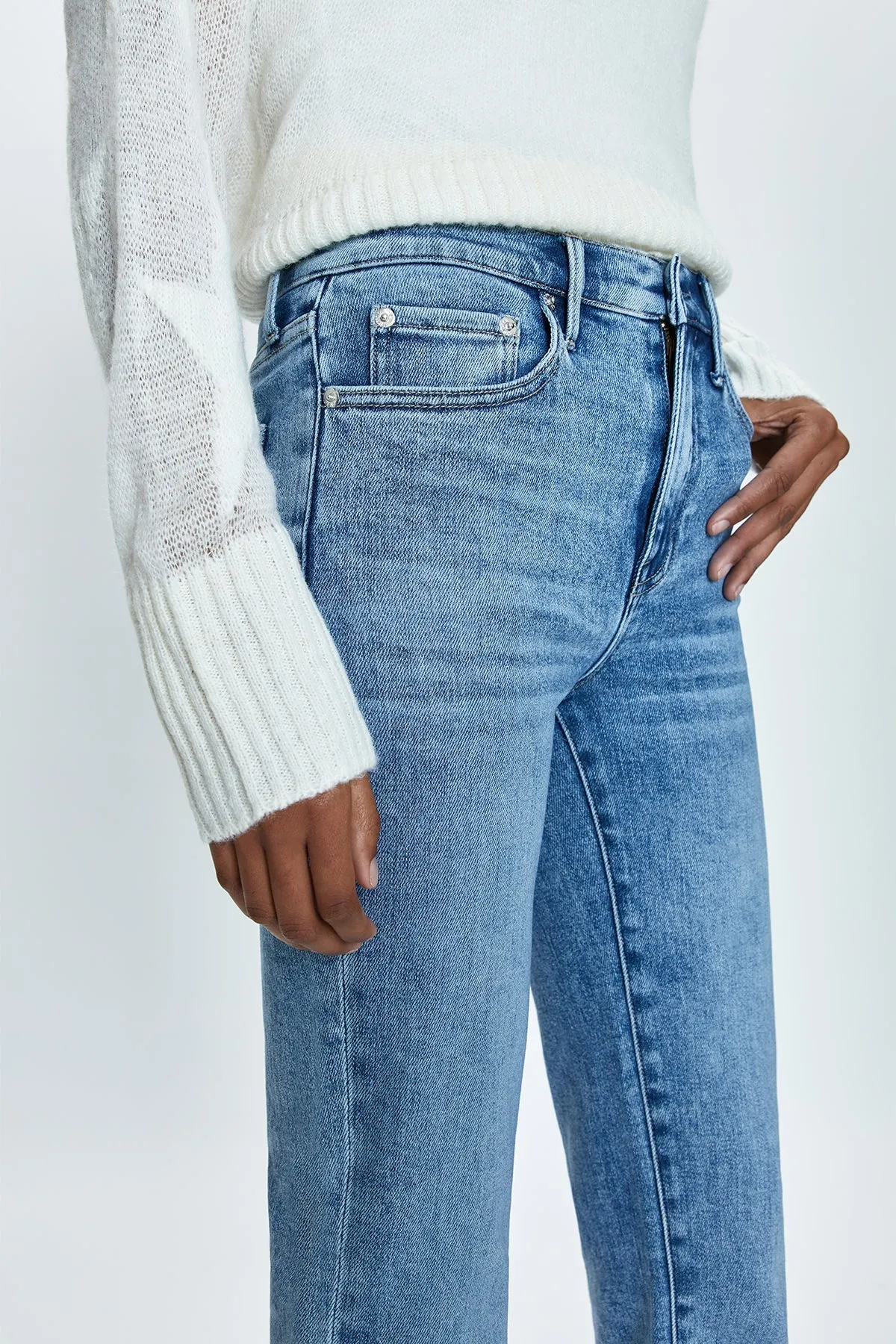 Pistola Madi High Rise Slim Jeans- Silver Lake No Fuss