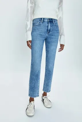 Pistola Madi High Rise Slim Jeans- Silver Lake Cuffed hem Casual Design