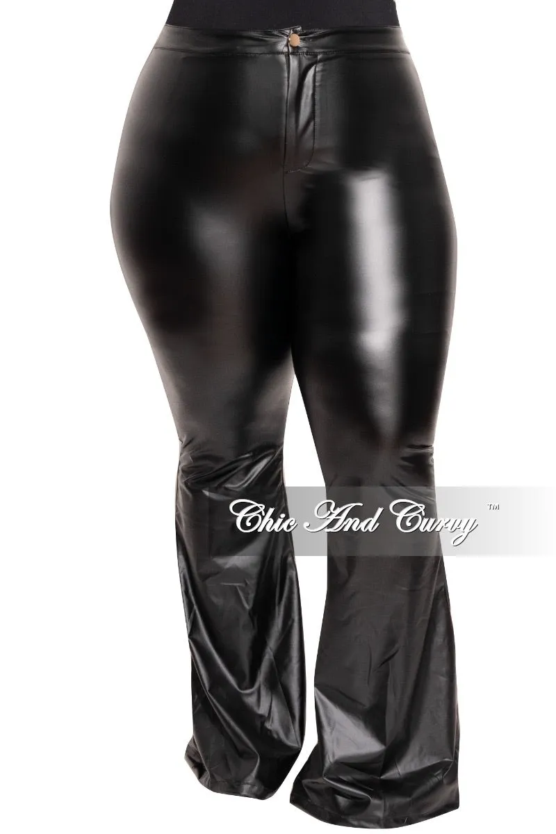 No Ride Up Ultimate Wear Final Sale Plus Size Faux Leather Pants