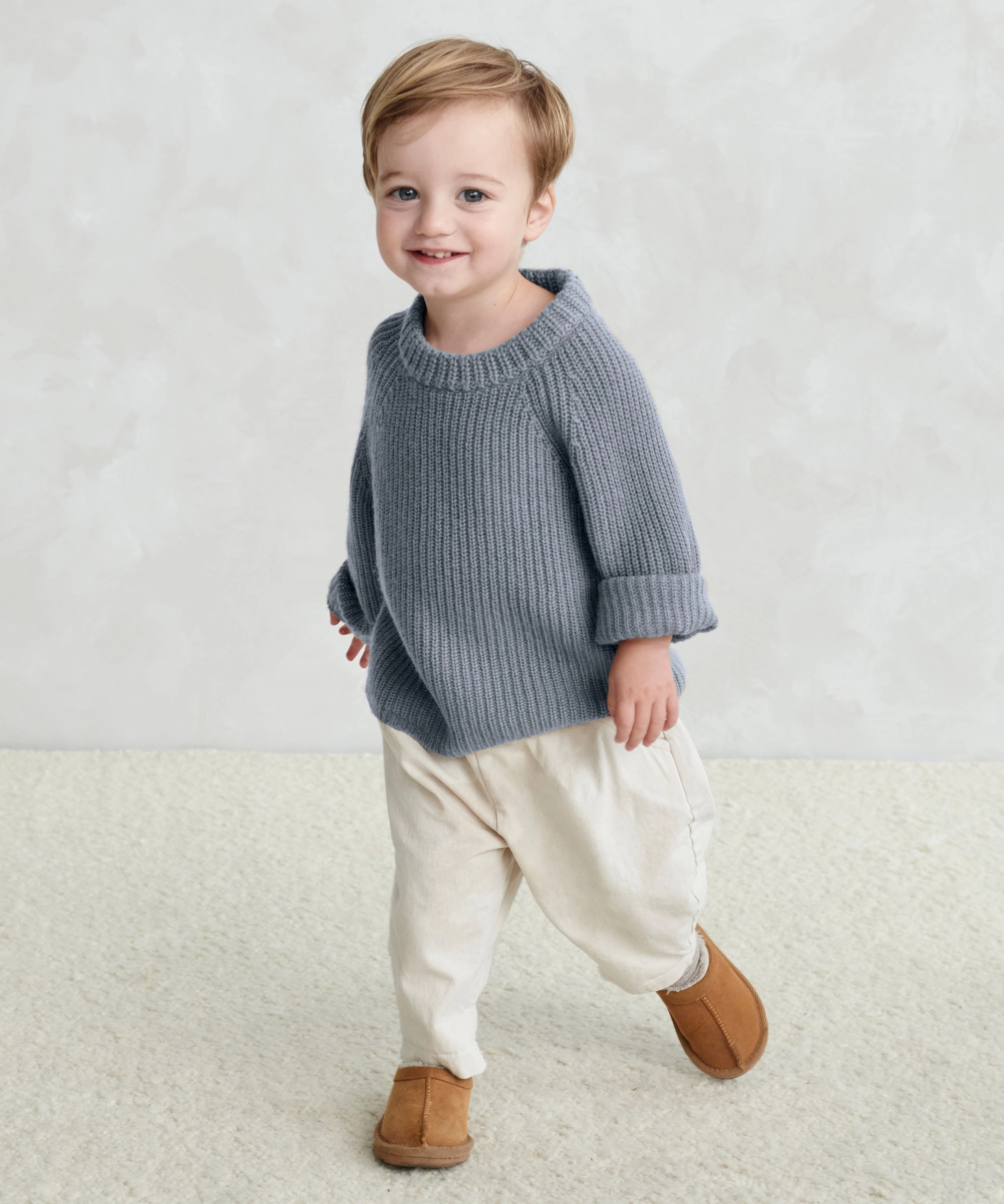 Kids' Fisherman Sweater High Density Weave