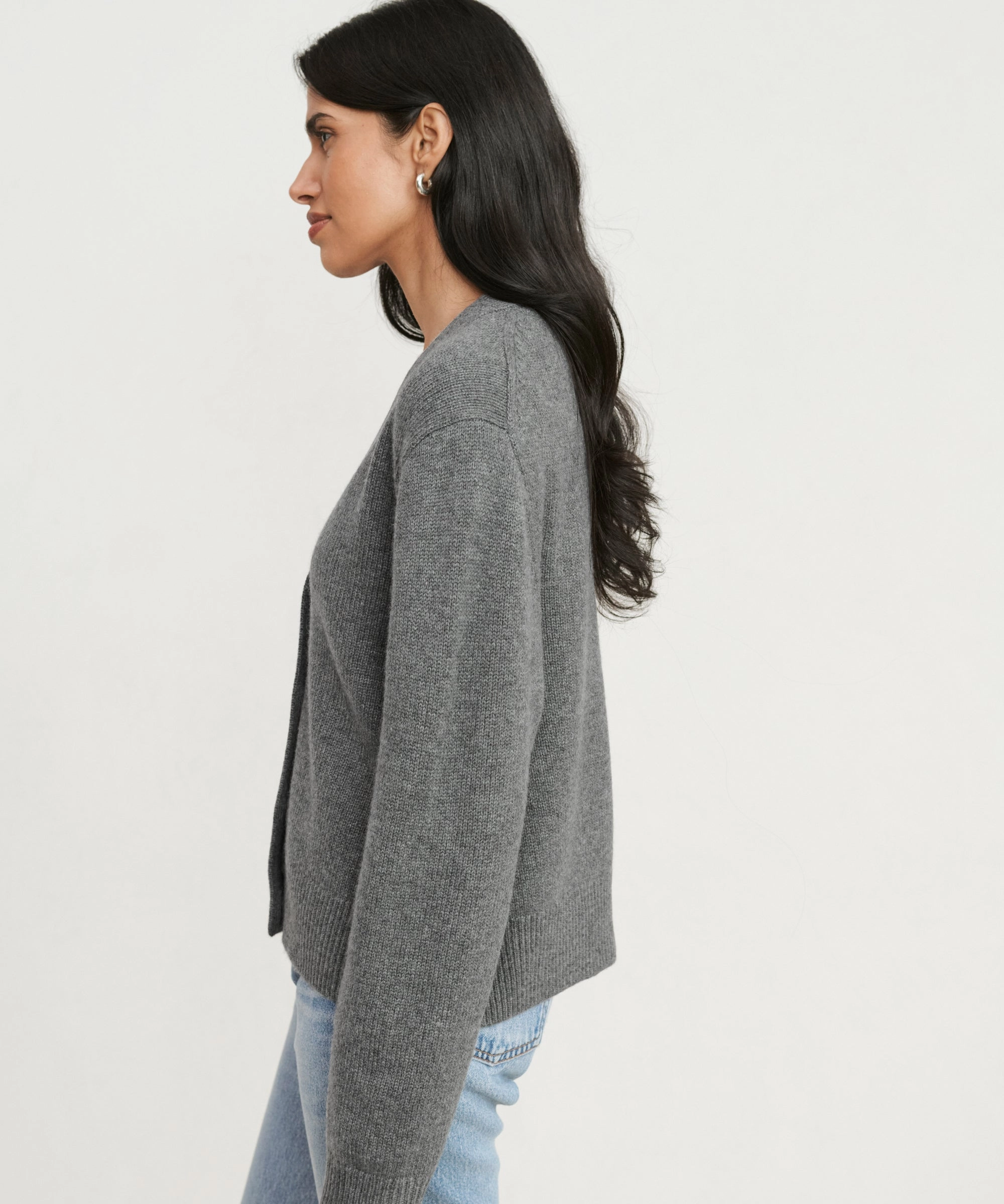 Eco Conscious Manufacturing Yearlong Favorite Cashmere Colette Cardigan