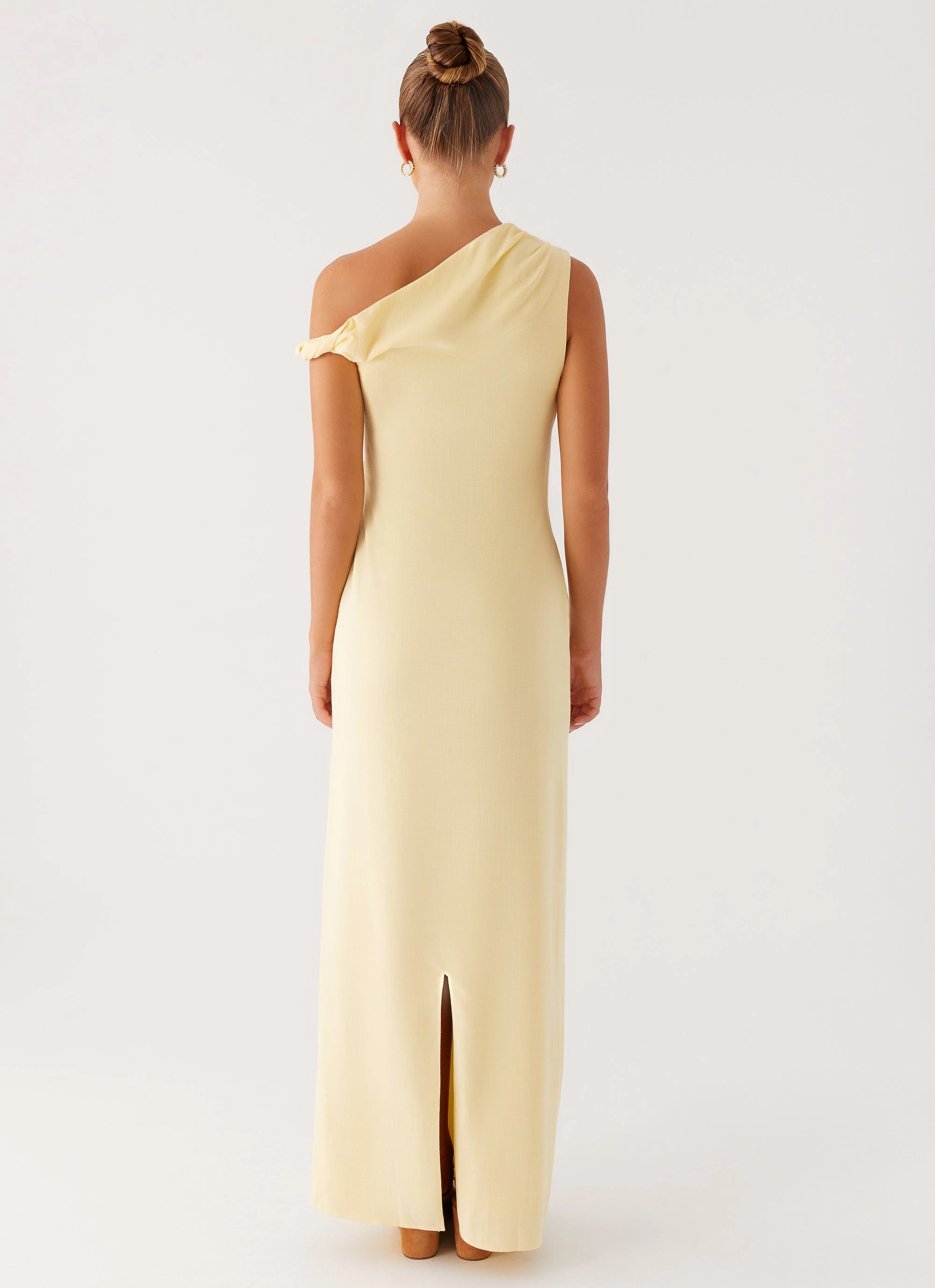 Mckenna Maxi Dress - Yellow Pure Fabric Moment Light