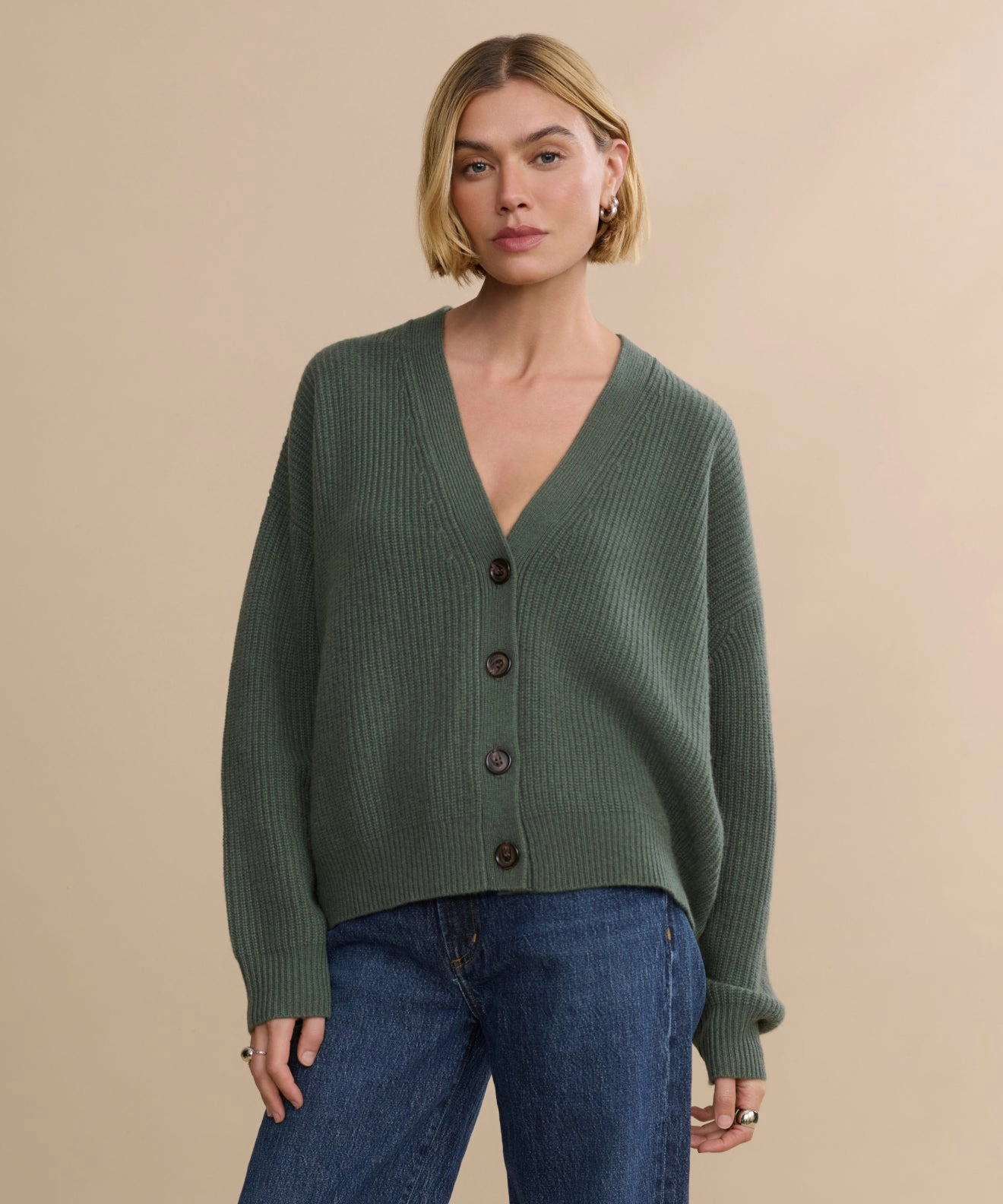 Cropped Cashmere Cocoon Cardigan Wardrobe Must