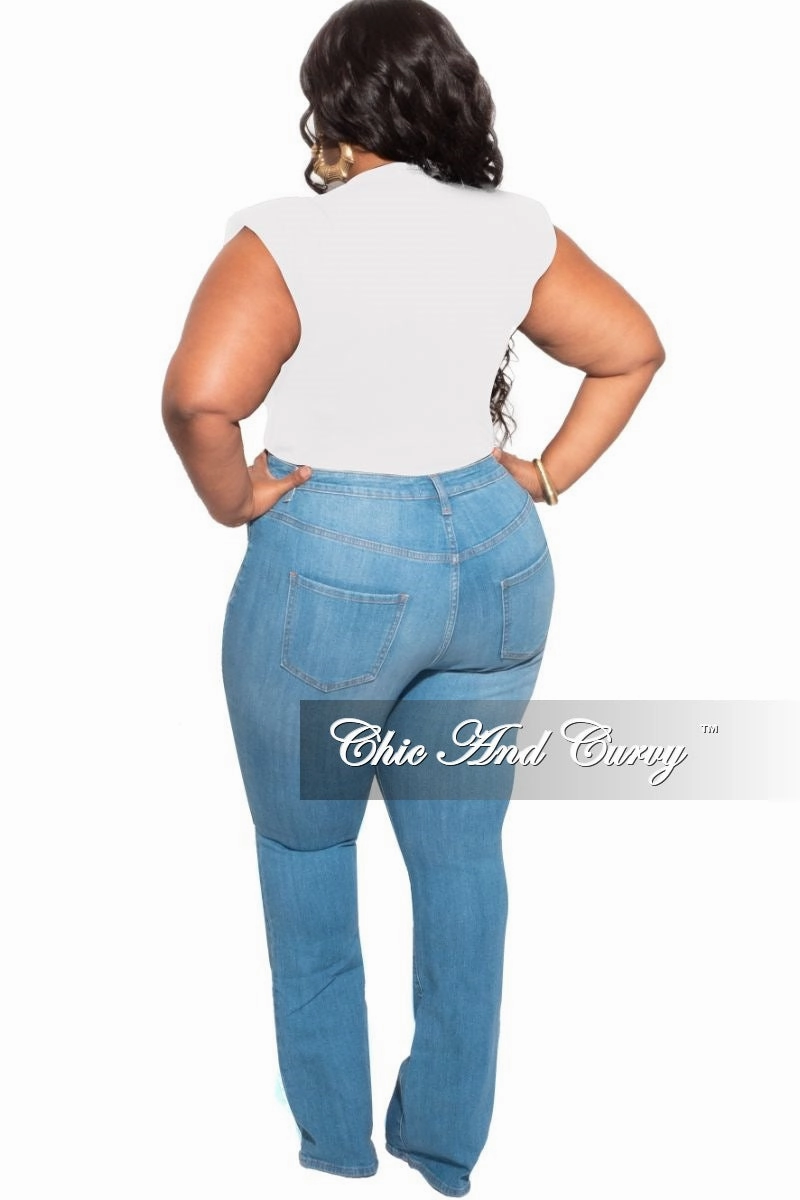 Final Sale Plus Size Sleeveless Top with Shoulder Pads in Off White Soft Structure