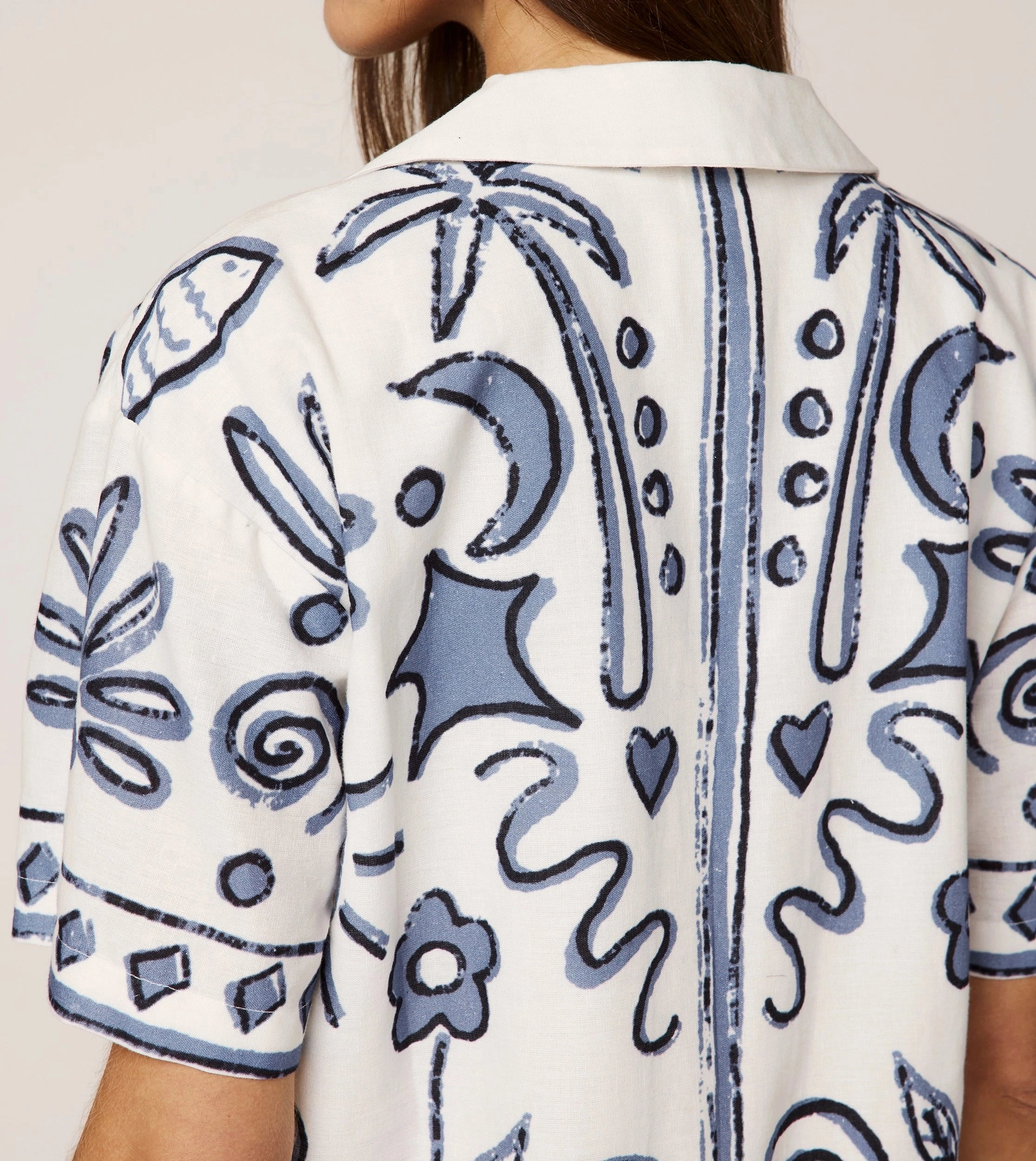 DoubleLayered Neckline NonRestrictive Armholes Meredith Blouse | Verona