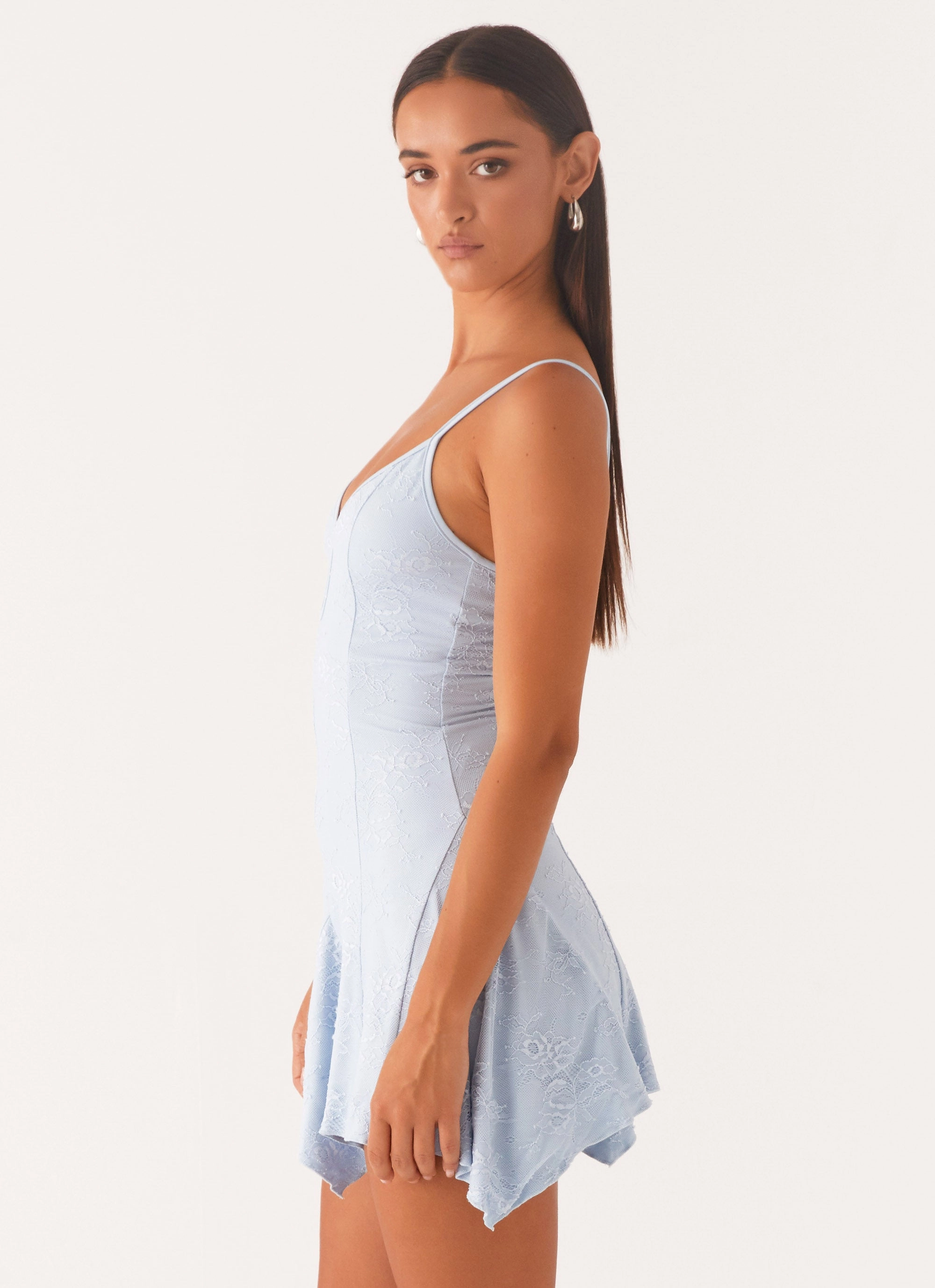 Surry Mini Dress - Blue Comfy Yet Stylish Mom Chic