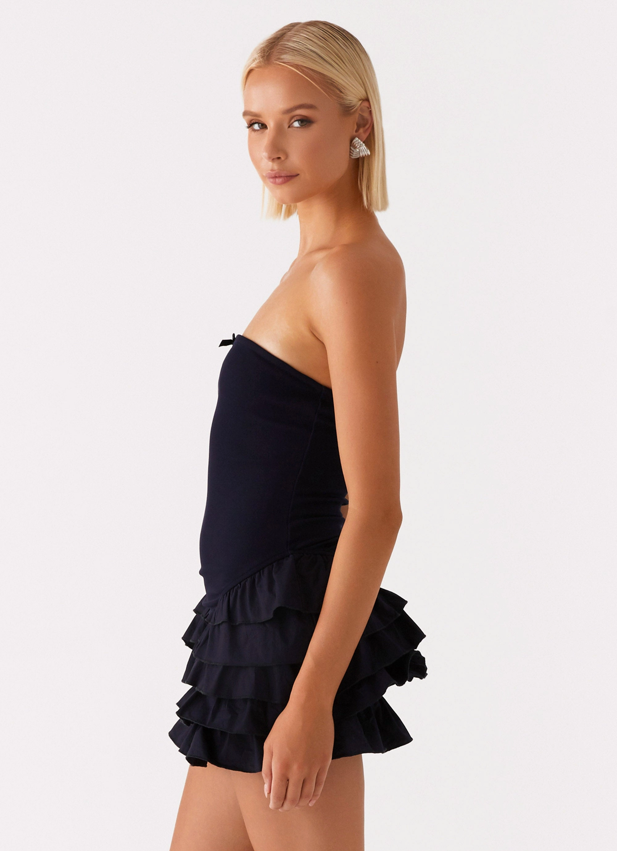 Tall Girl Tamay Mini Dress - Navy