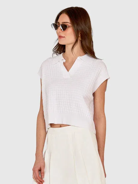 BreathableMesh Sporty Sweatshirt Autumn Cashmere Grid Stitch Top