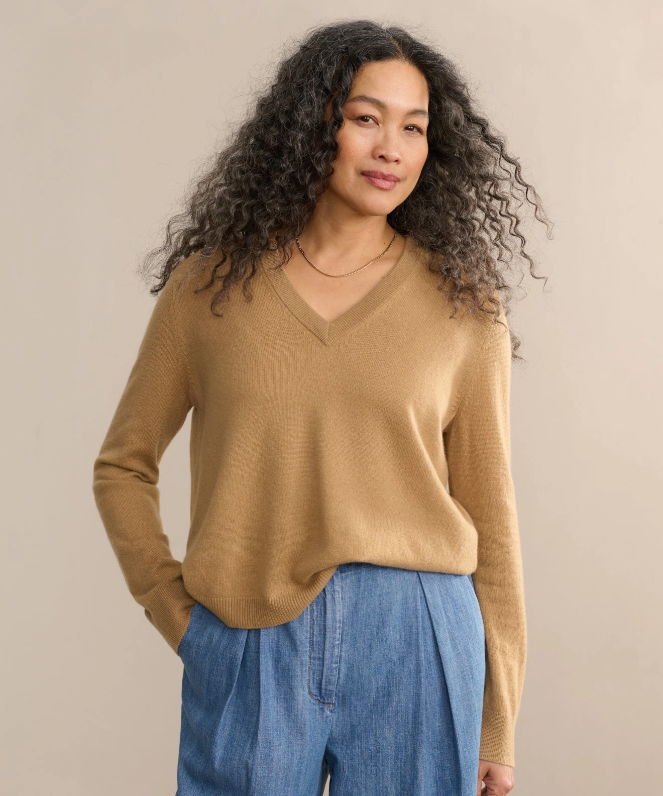 Flynn Cashmere Sweater Versatile Layered
