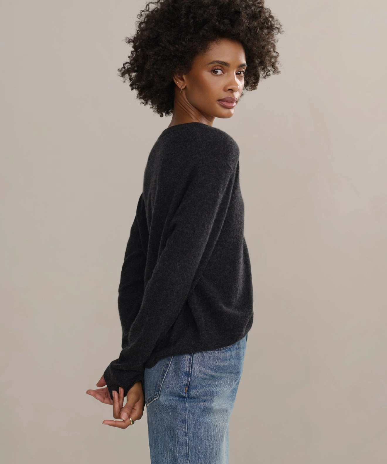 Flynn Cashmere Sweater Home Trend Minimal Comforted