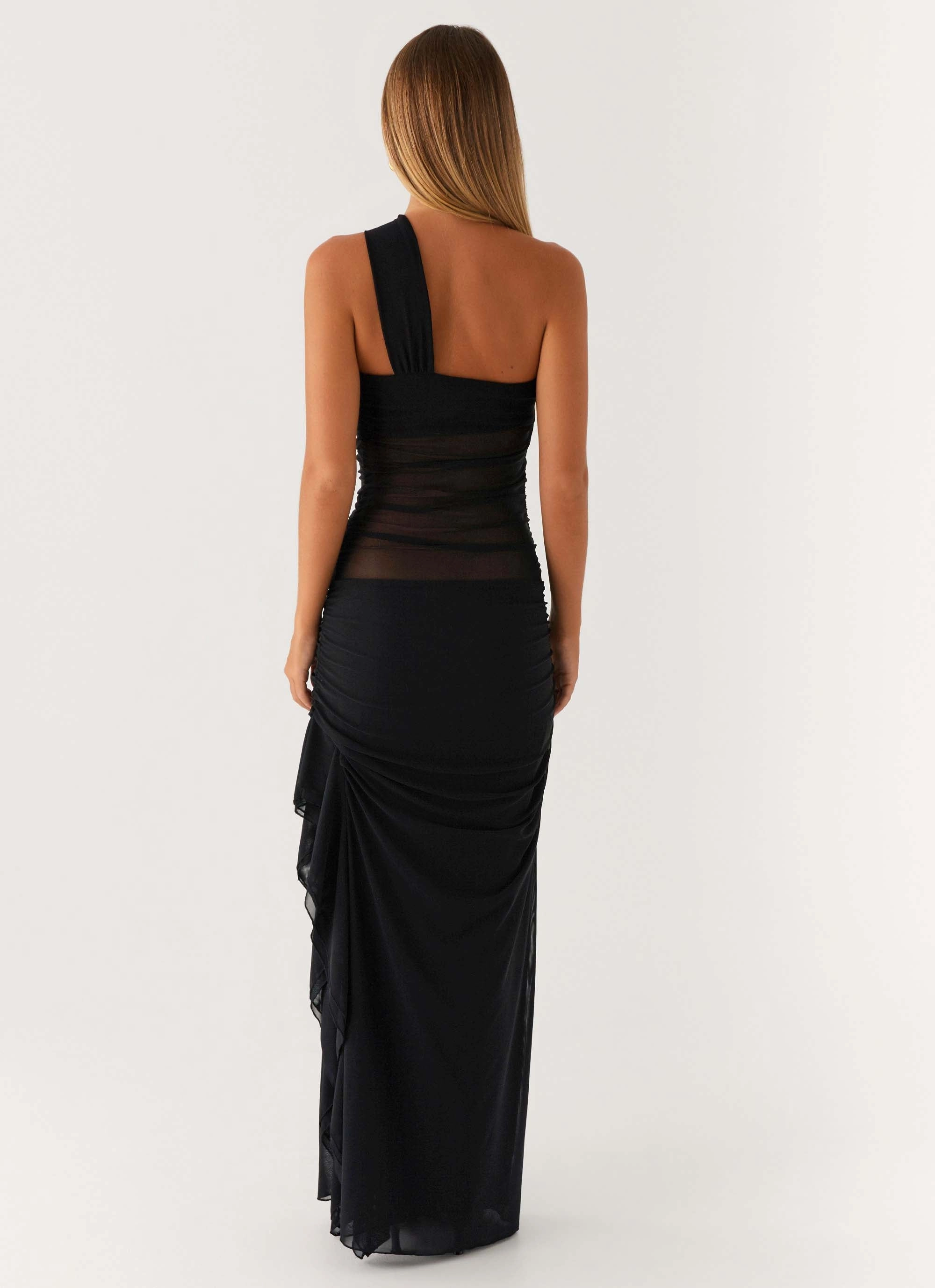 Fiona Maxi Dress - Black Smart and Stylish Family Joy