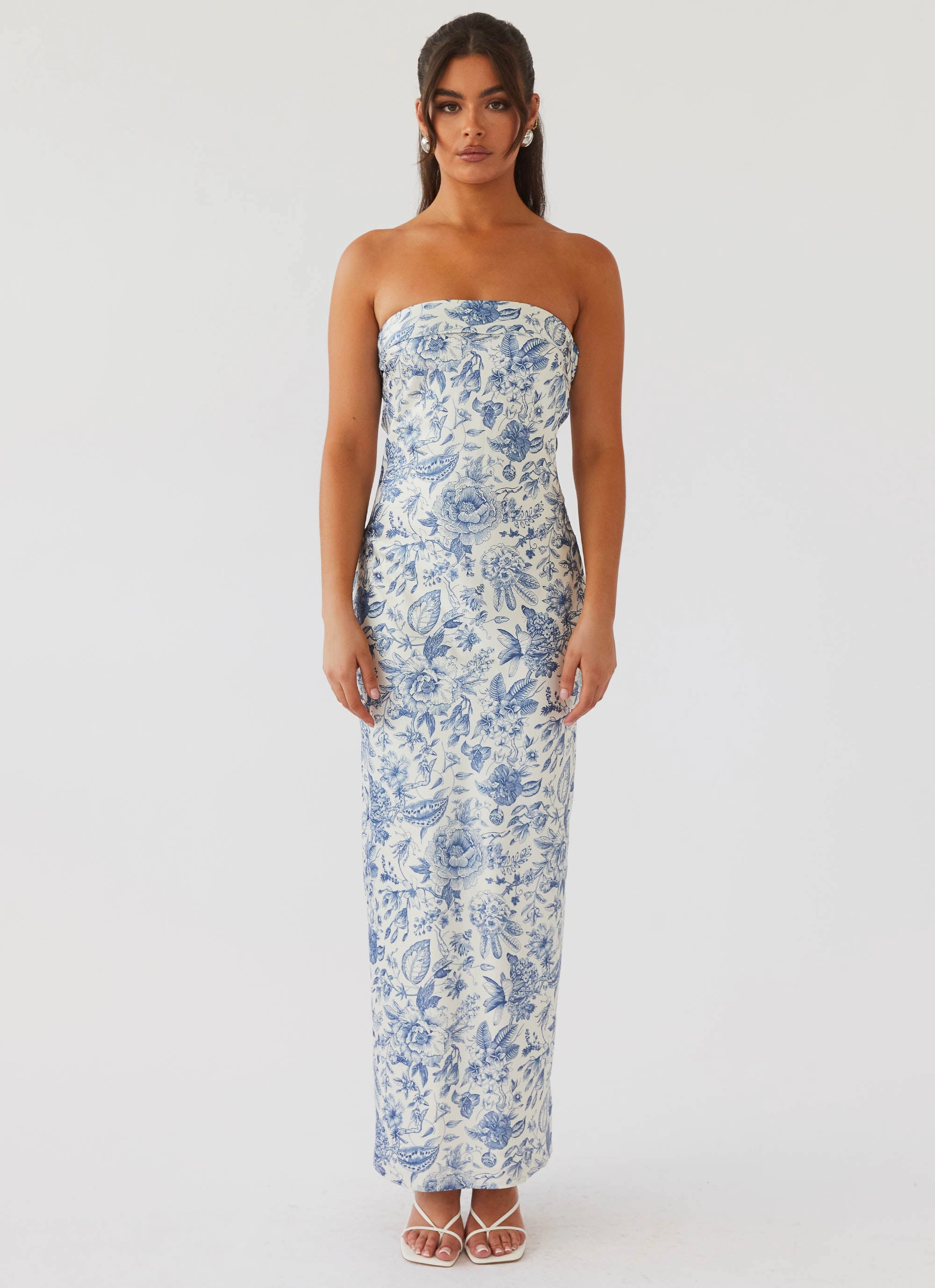 Chill Piece Handmade Summer Lover Maxi Dress - Blue Paisley