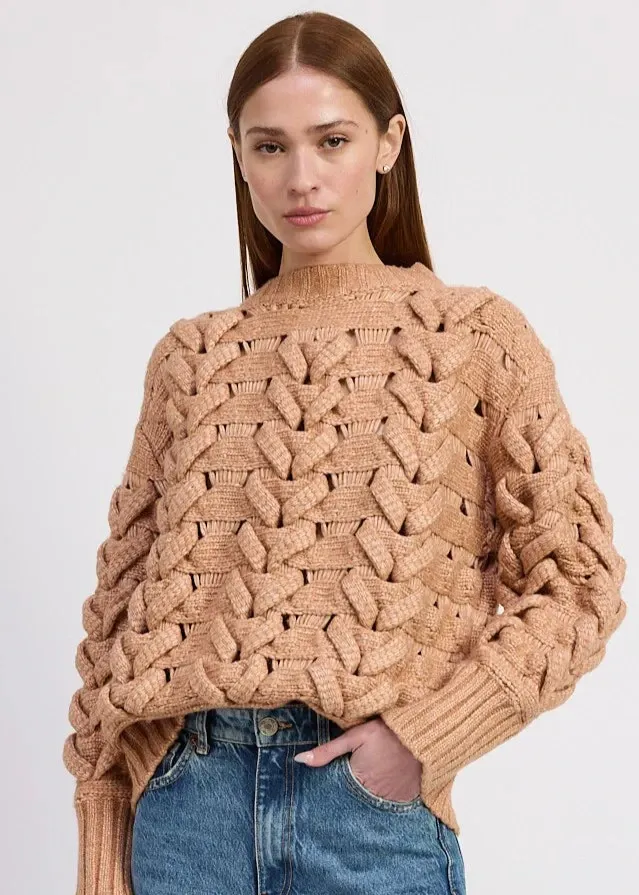 AdvancedAirflowChannels En Saison Elizabeth Cable Sweater