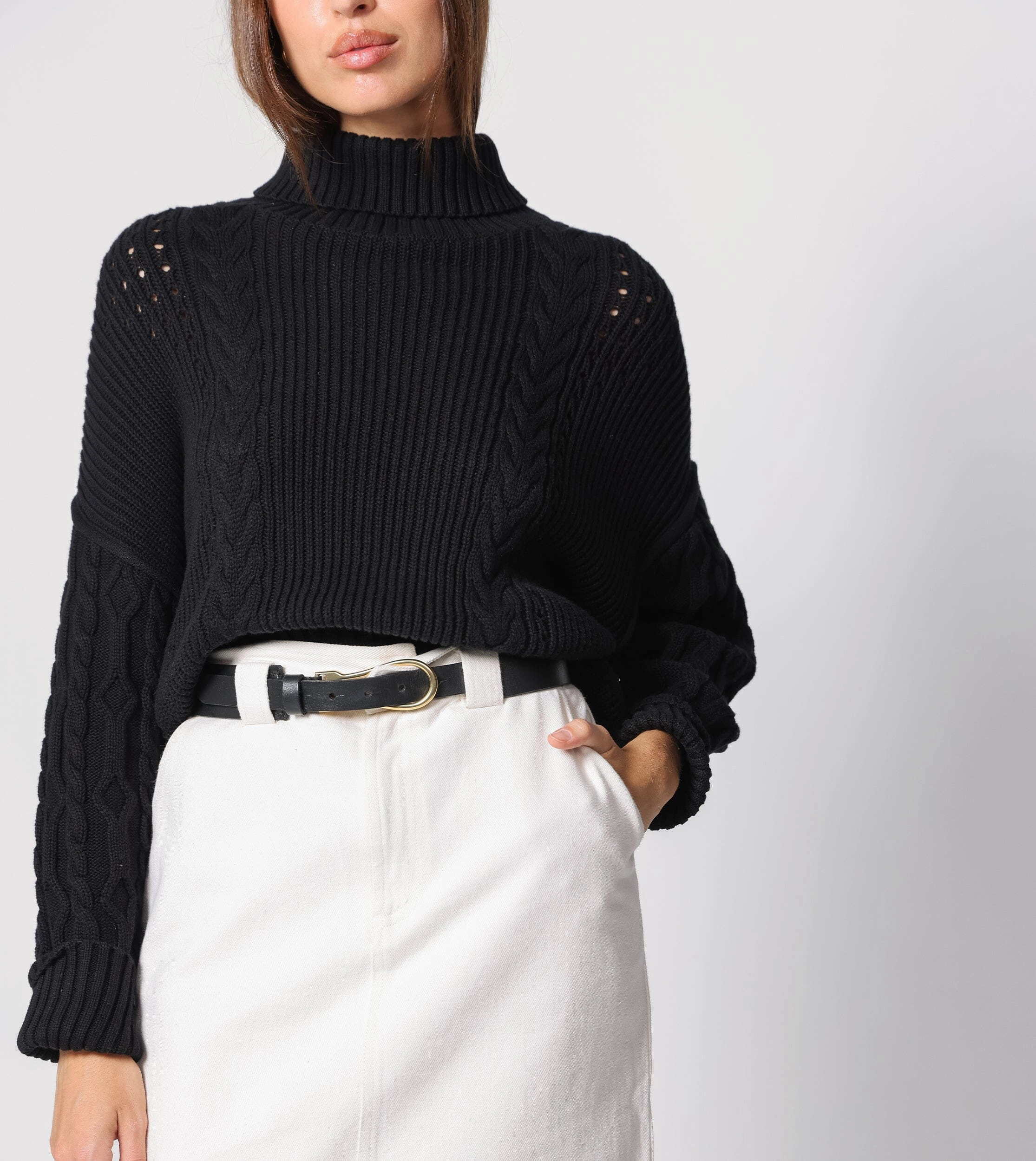 Serah Sweater | Black Eco Friendly Fabric Comfortable texture