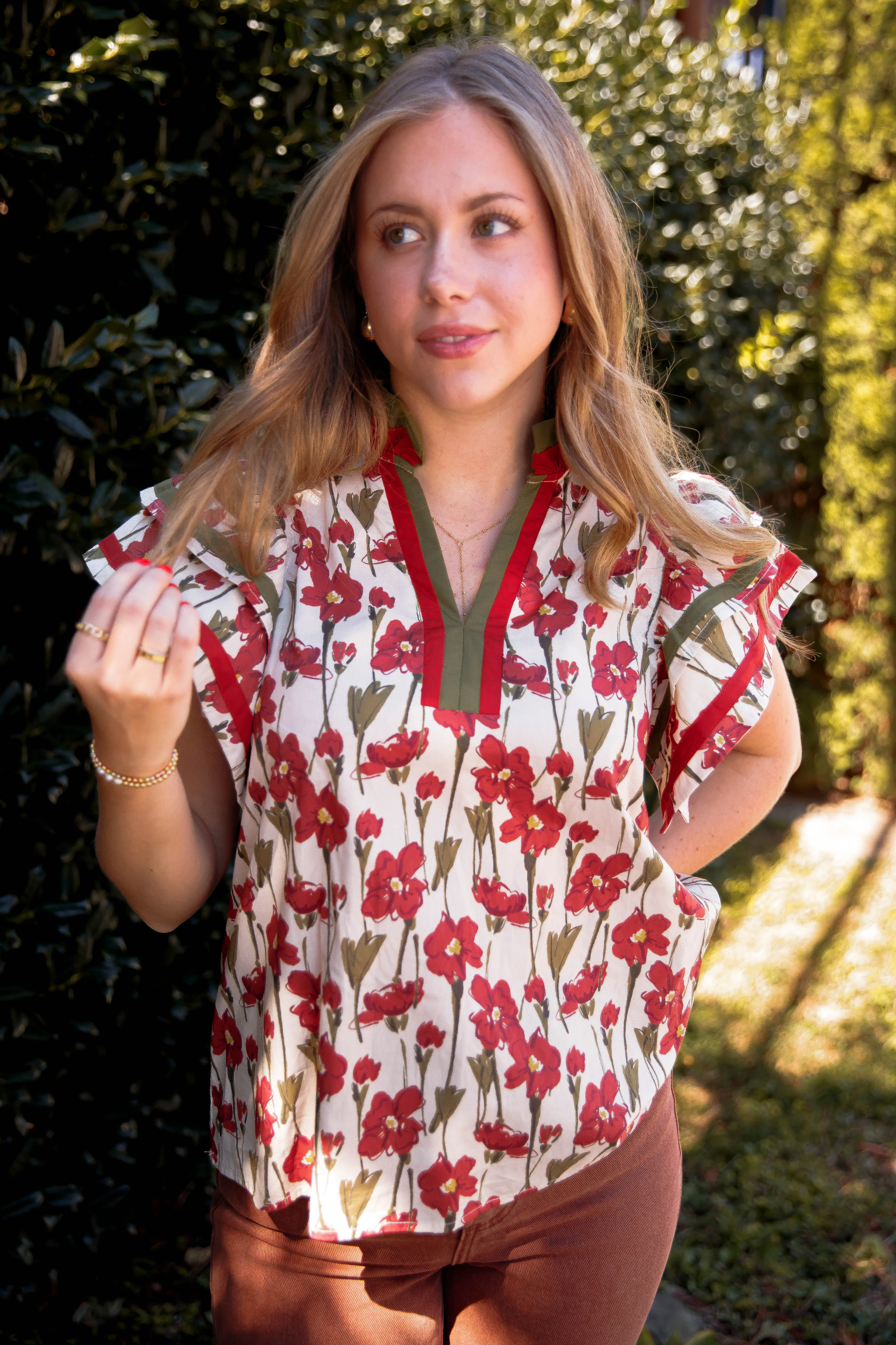 EcoFriendlyTexture Tension Balanced Design Gentle On My Mind Blouse